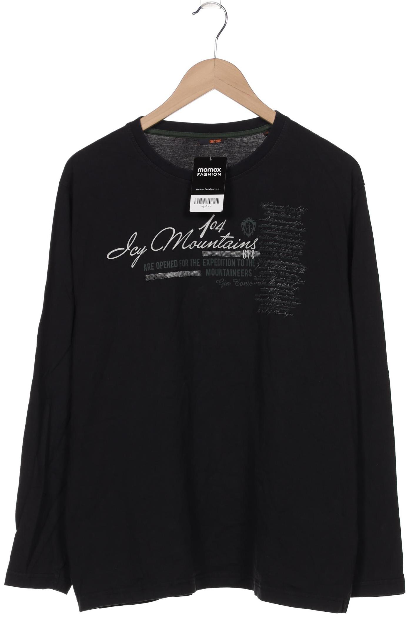 

GIN Tonic Herren Langarmshirt, schwarz, Gr. 56