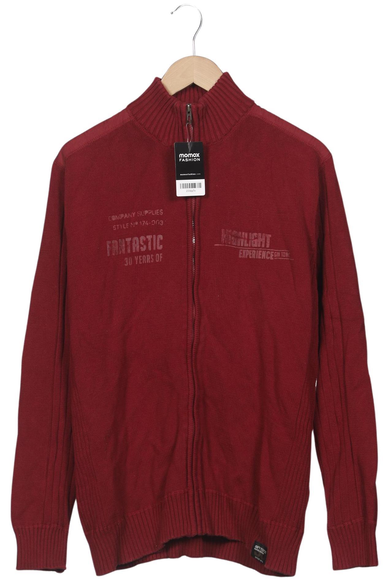 Thumbnail - GIN Tonic Herren Strickjacke, rot, Gr. 56