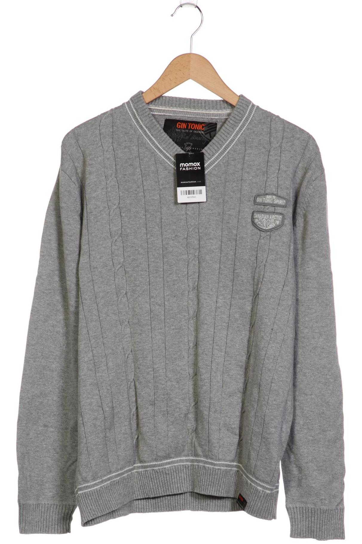

GIN Tonic Herren Pullover, grau, Gr. 54