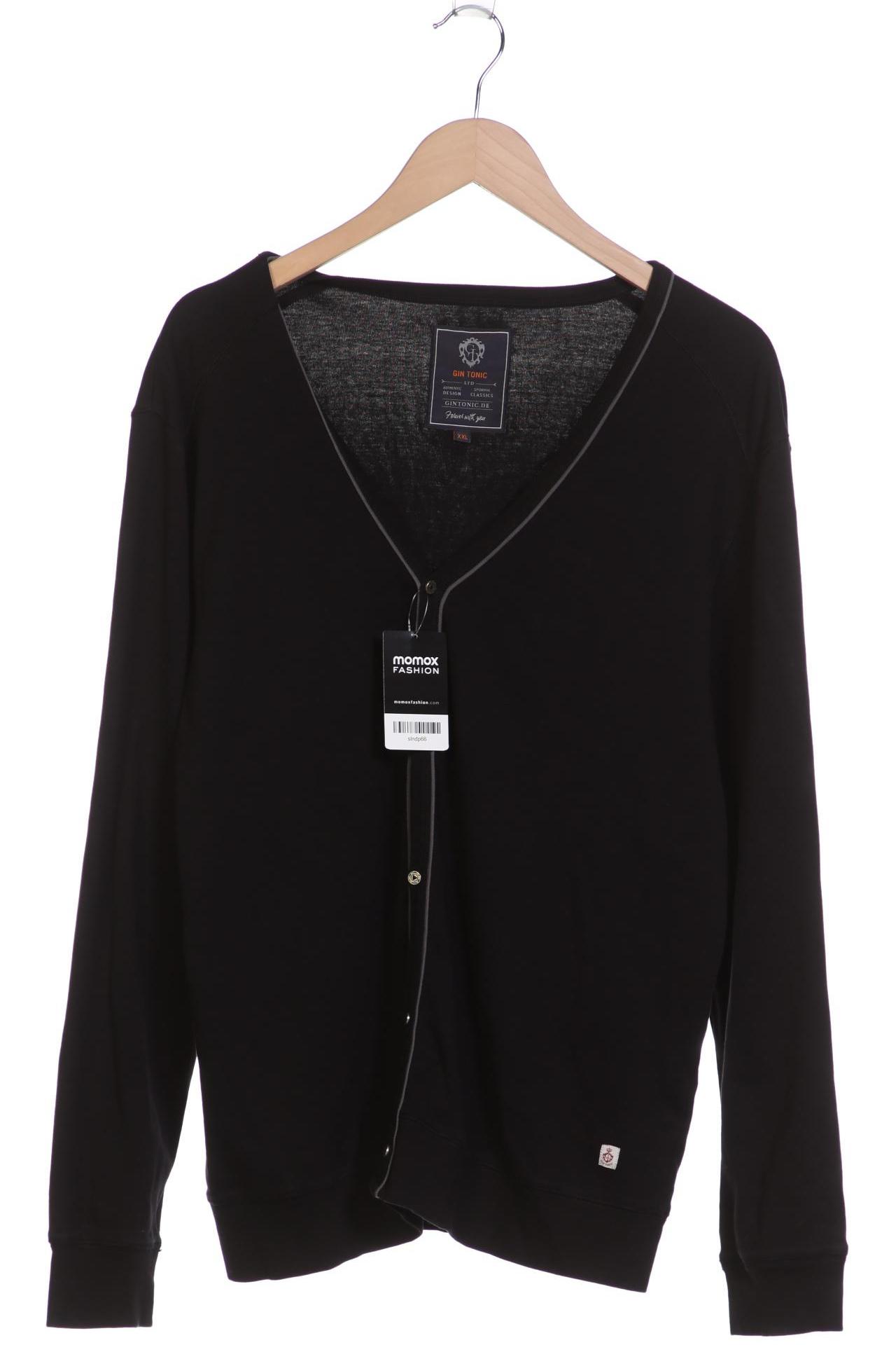 

GIN Tonic Herren Strickjacke, schwarz, Gr. 56
