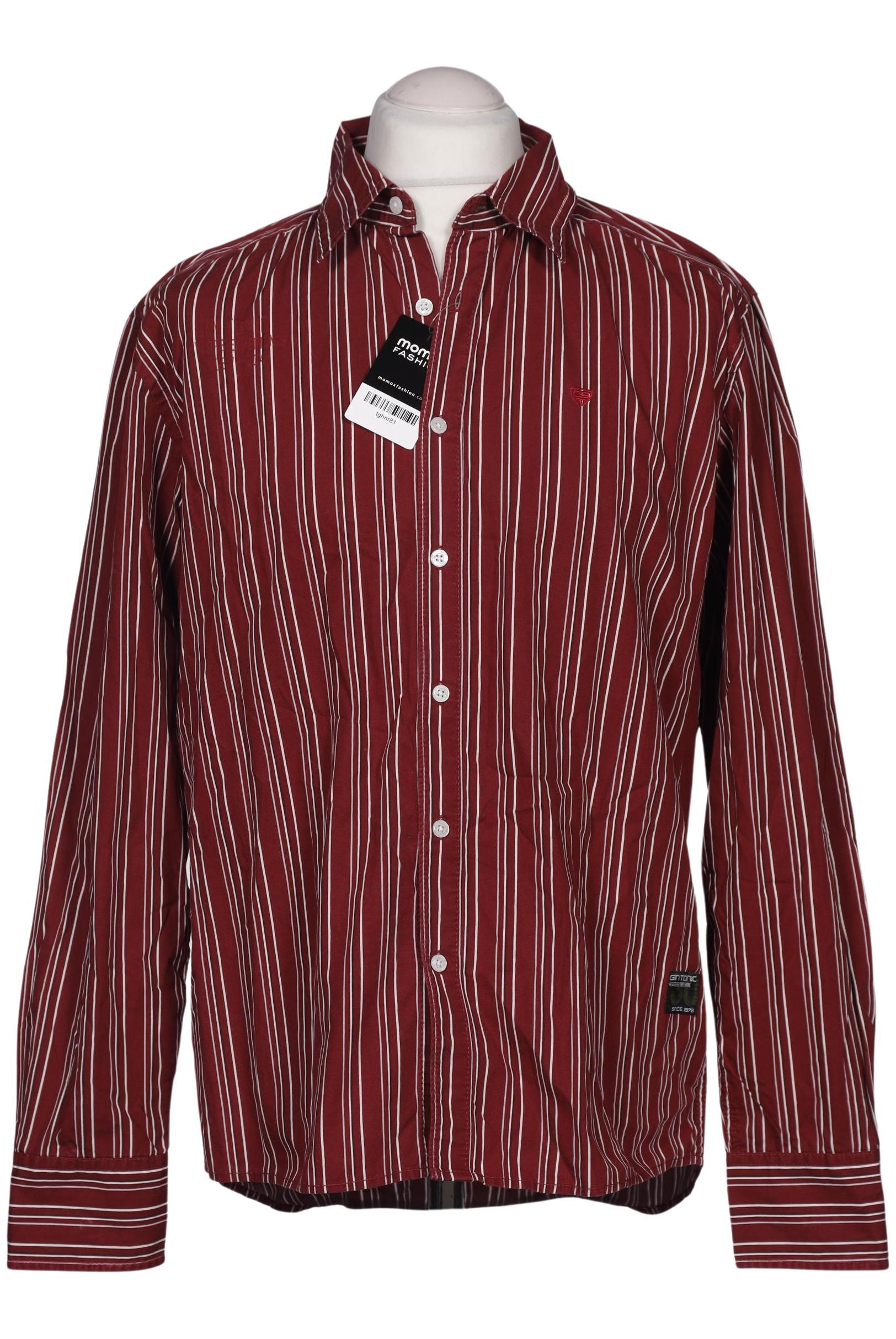 Thumbnail - GIN Tonic Herren Hemd, bordeaux, Gr. 52