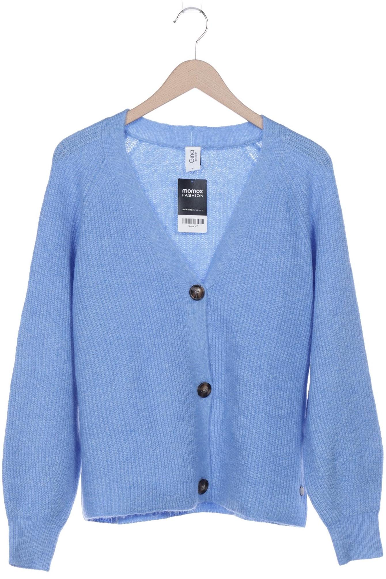 

Gina Bacconi Damen Strickjacke, blau, Gr. 40