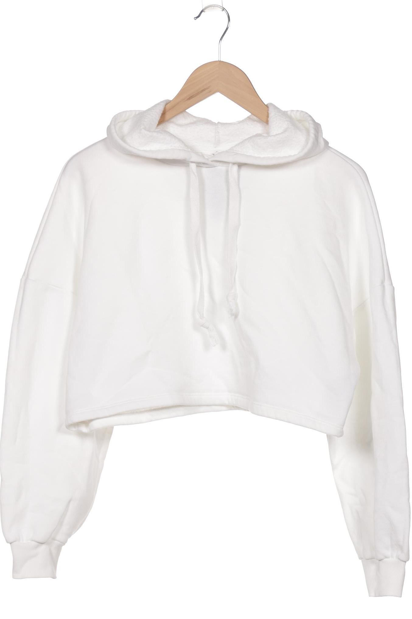 

Gina Tricot Damen Kapuzenpullover, weiß, Gr. 34