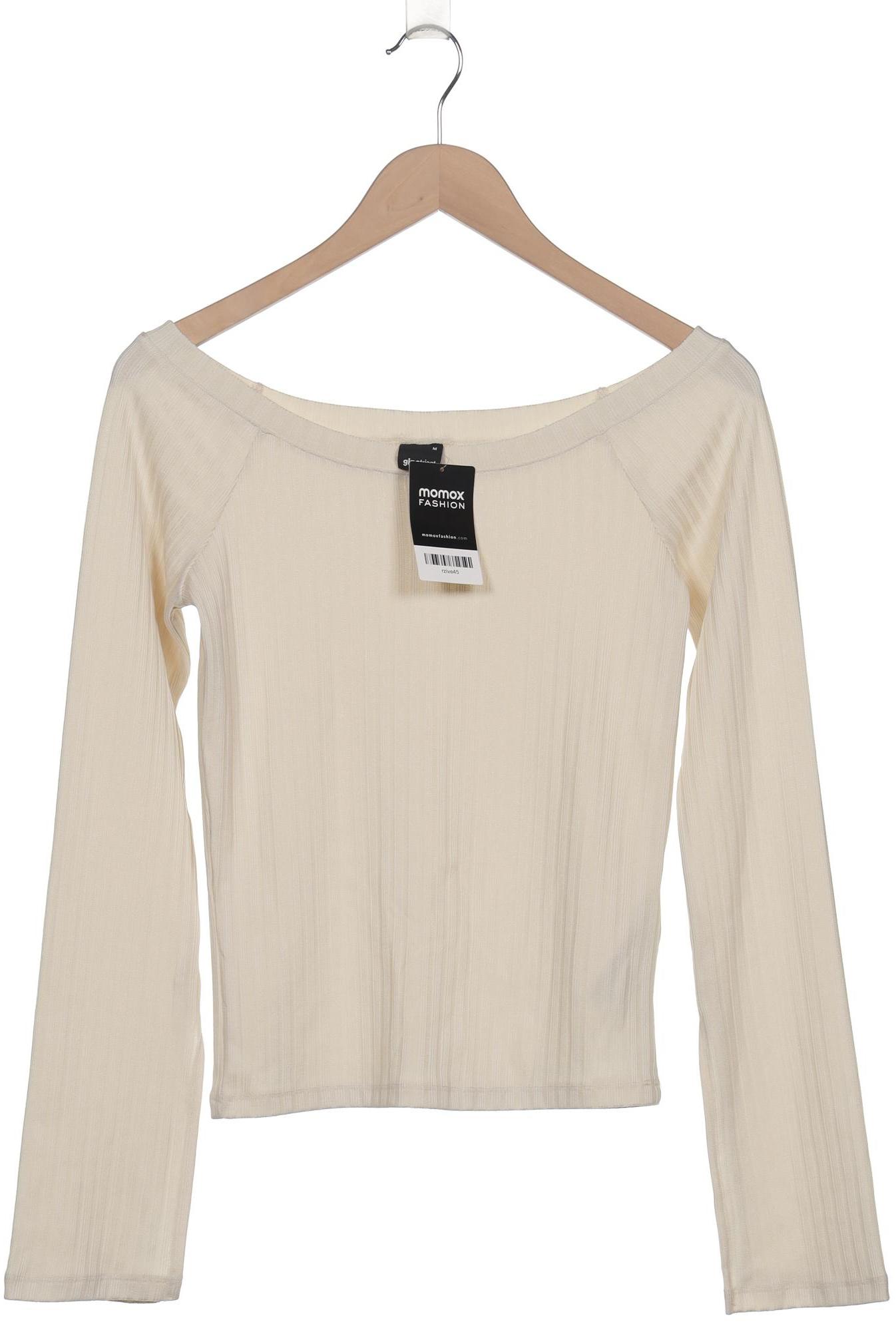 

Gina Tricot Damen Langarmshirt, cremeweiß, Gr. 38