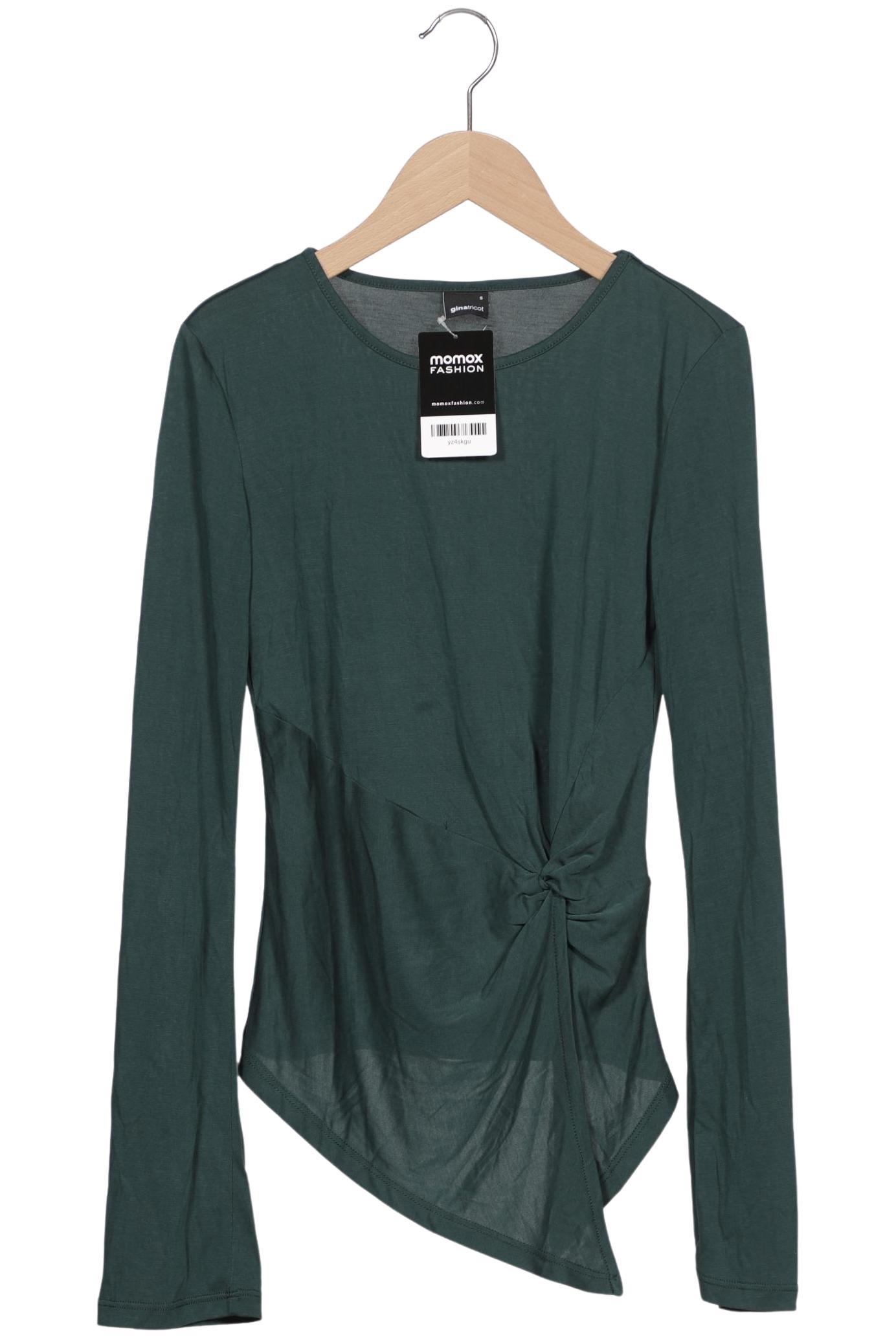 

Gina Tricot Damen Langarmshirt, grün, Gr. 36