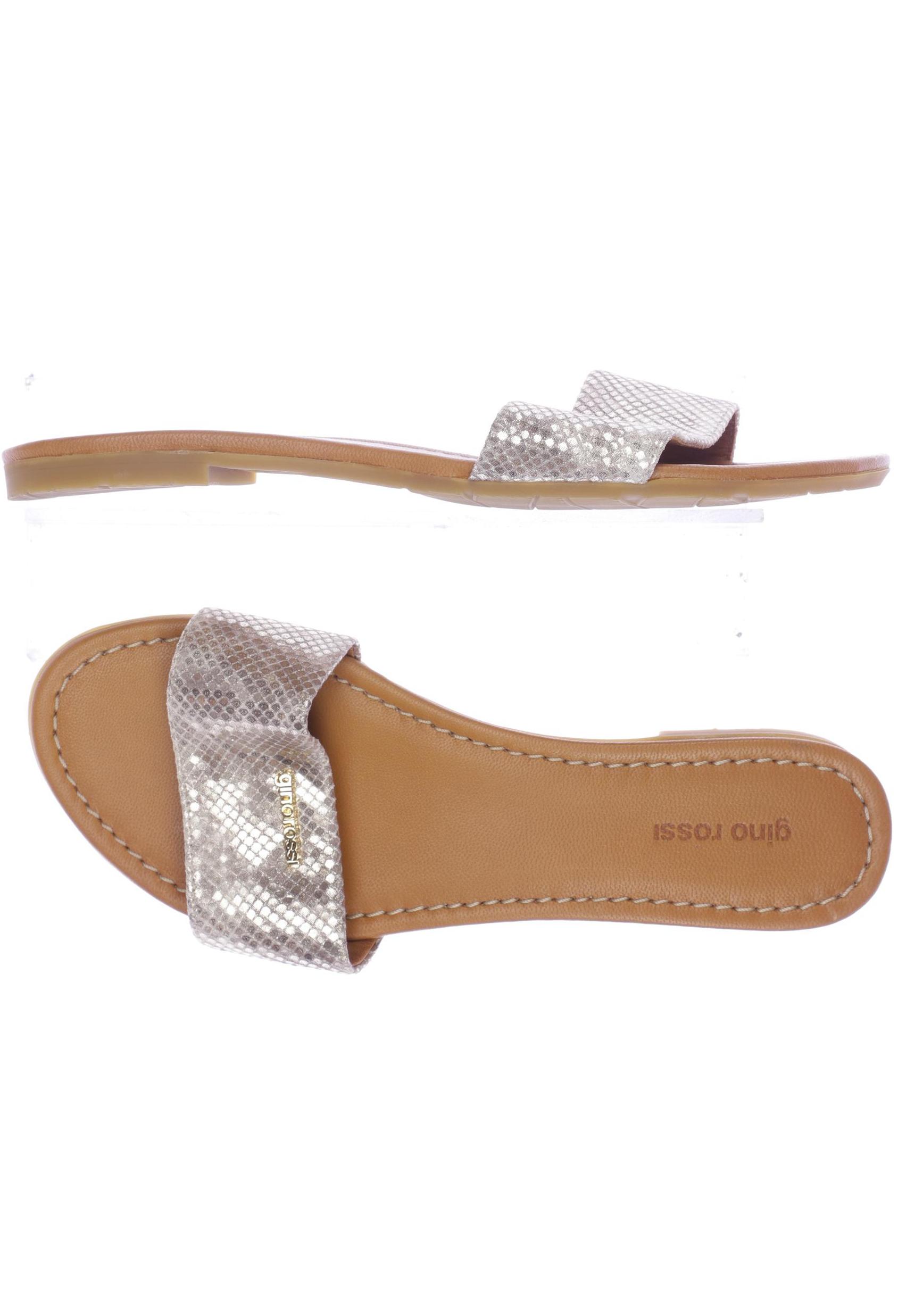 

gino rossi Damen Sandale, silber, Gr. 37