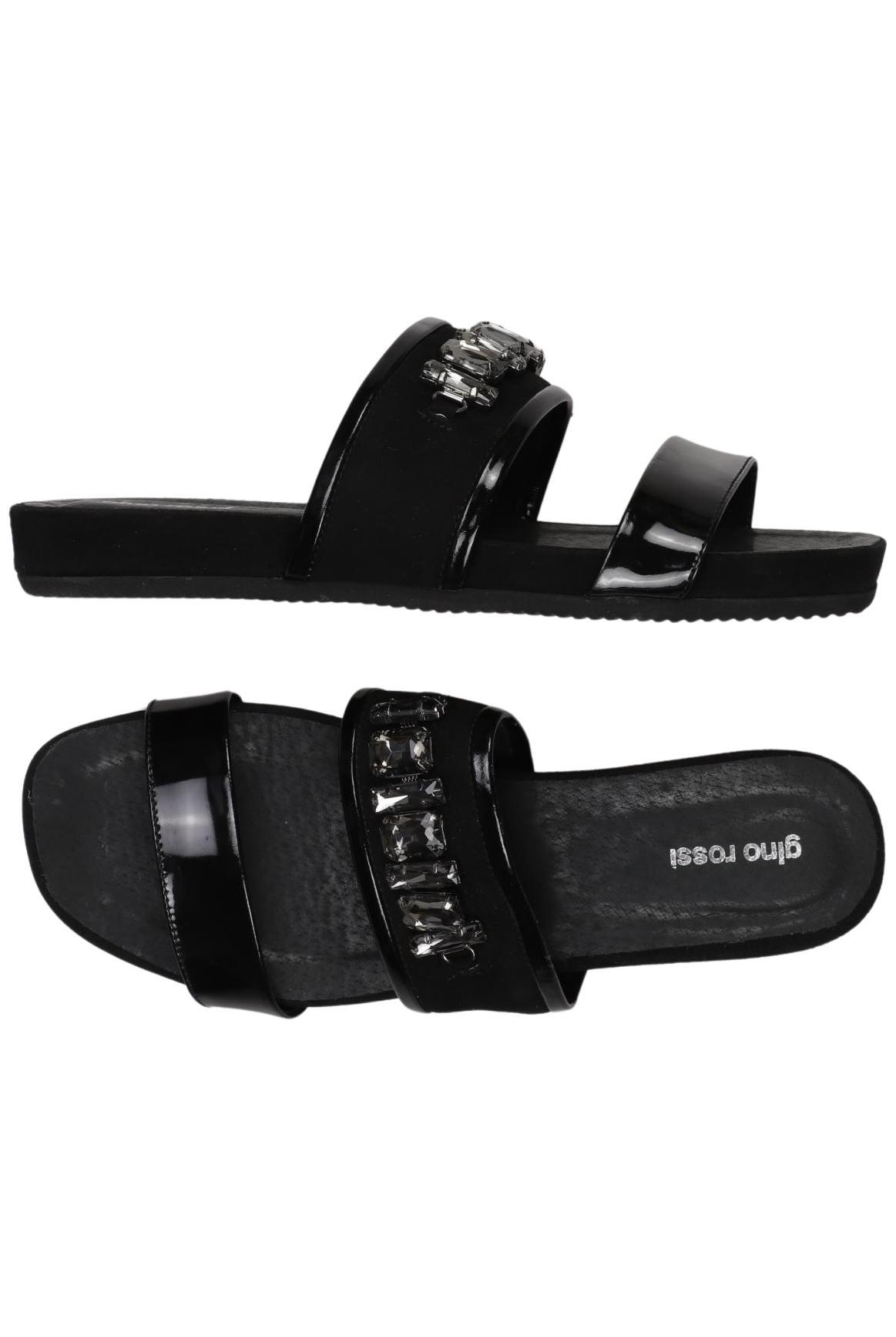 

gino rossi Damen Sandale, schwarz, Gr. 38