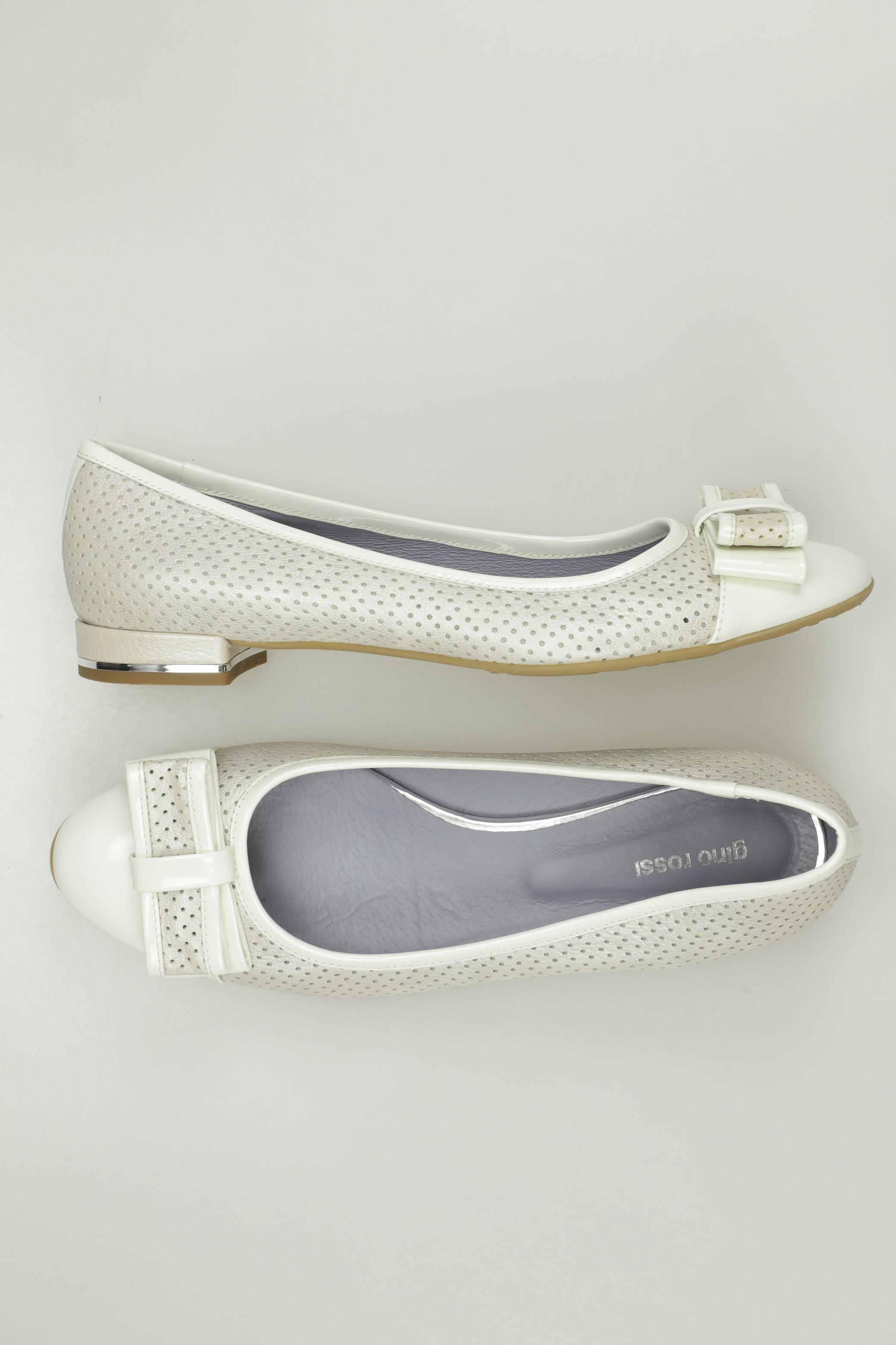 

gino rossi Damen Ballerinas, cremeweiß, Gr. 39.5