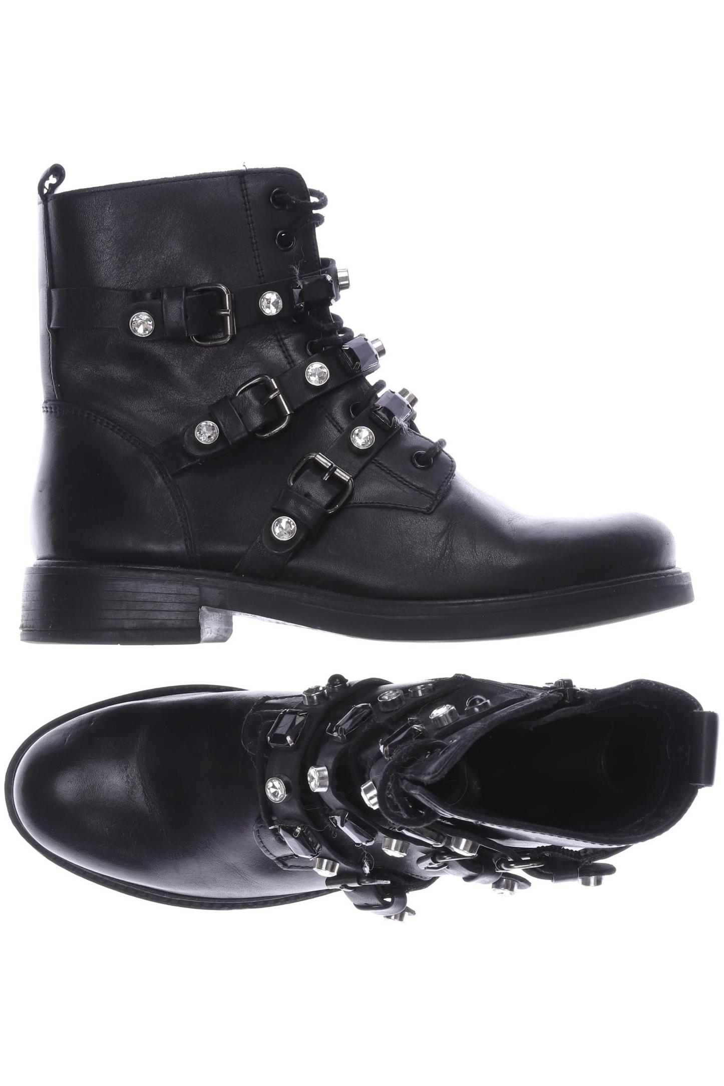 

gino rossi Damen Stiefelette, schwarz, Gr. 38