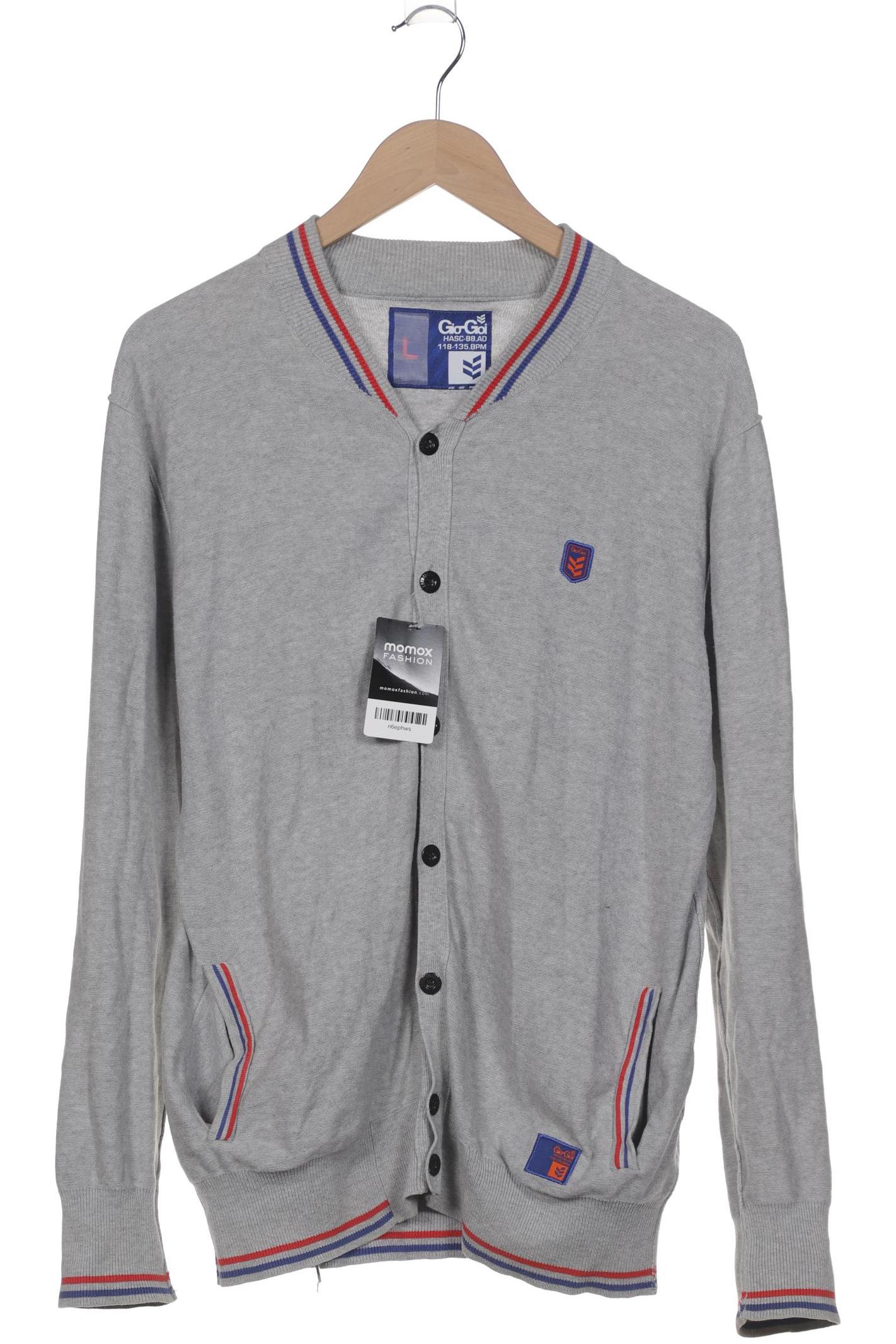 Thumbnail - Gio-Goi Herren Strickjacke, grau, Gr. 52