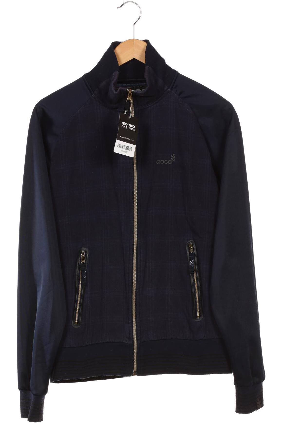 Thumbnail - Gio+ Herren Strickjacke, blau, Gr. 46