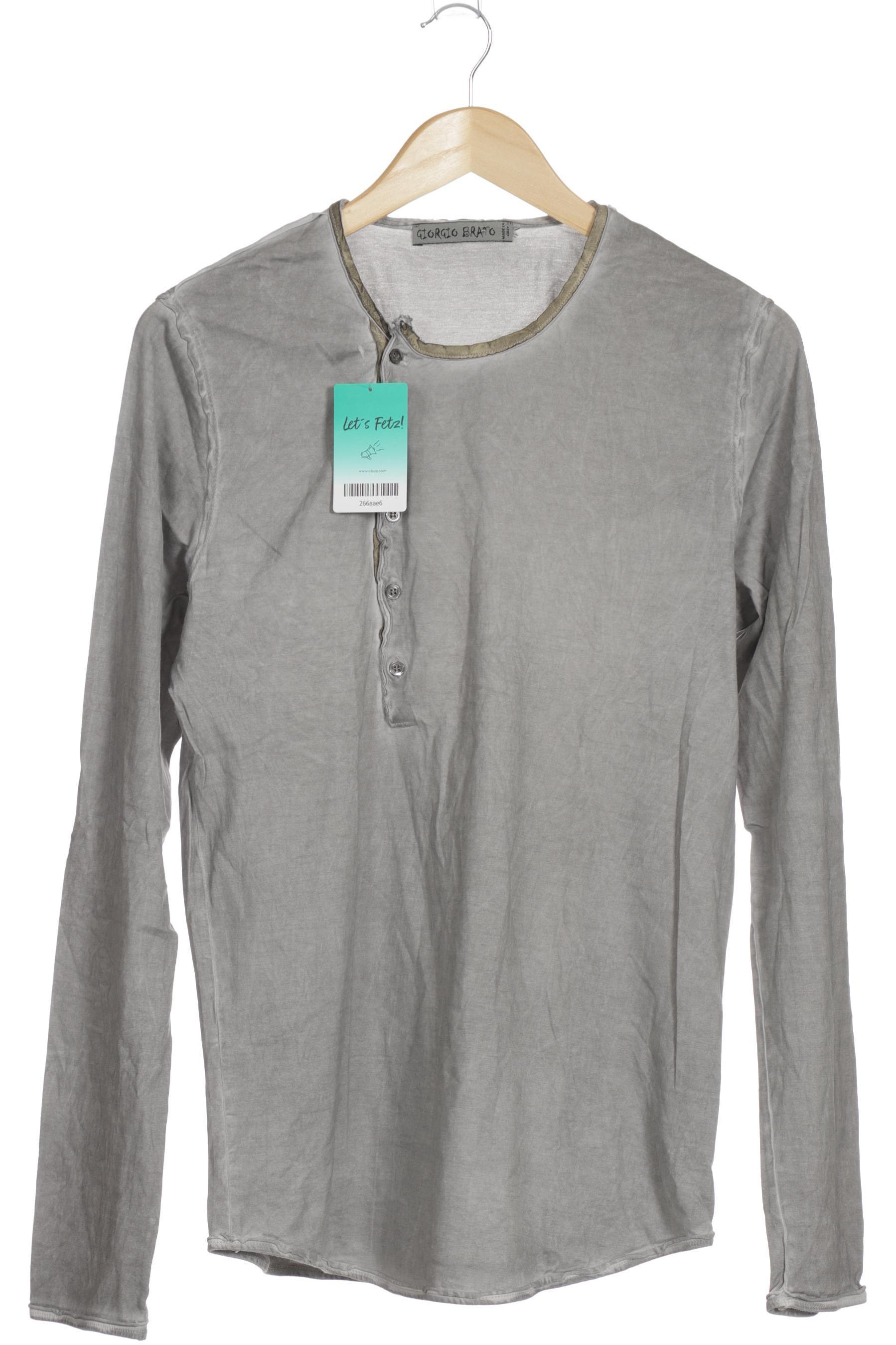 

Giorgio Brato Herren Langarmshirt, grau, Gr.