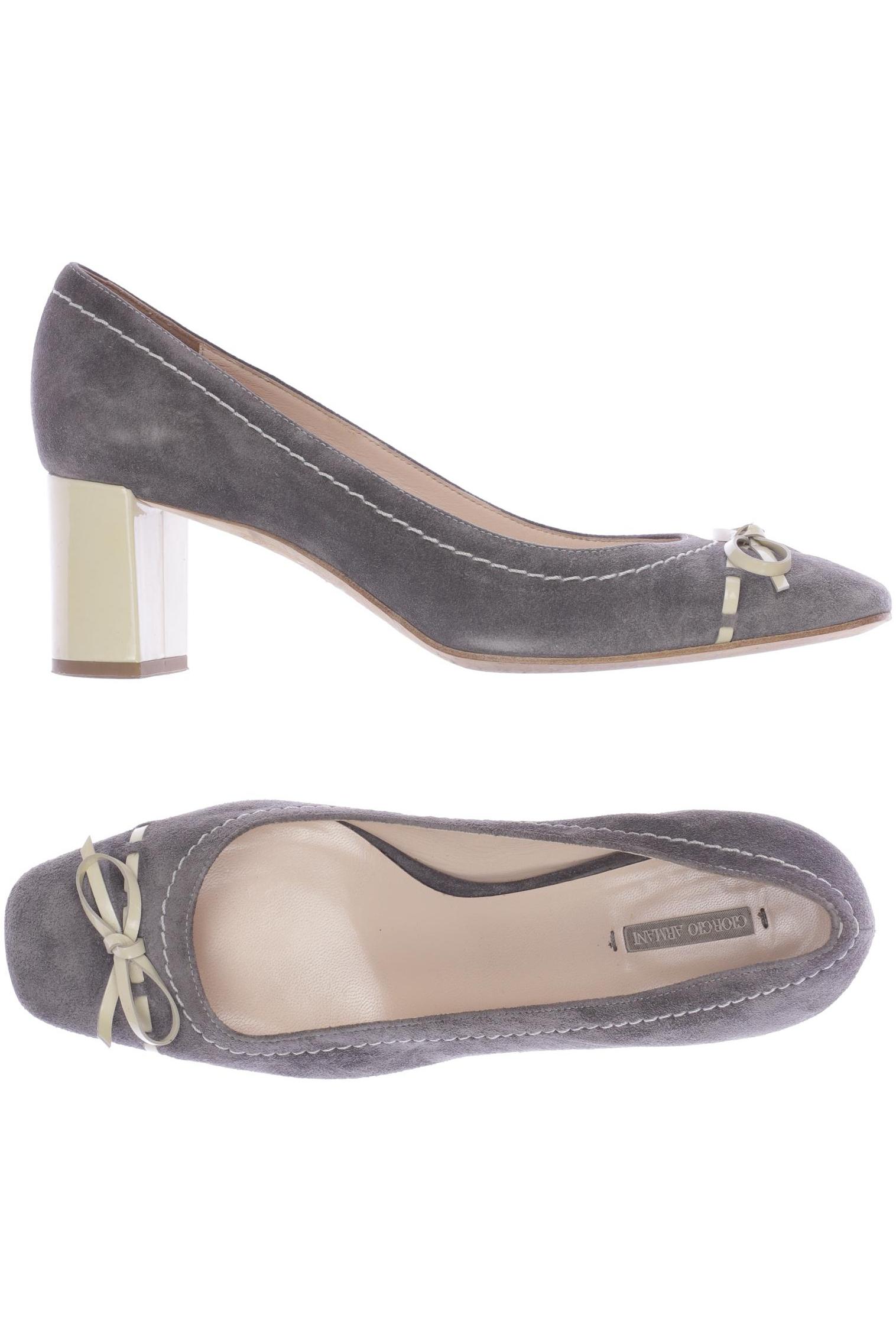 

Giorgio Armani Damen Pumps, grau, Gr. 38.5
