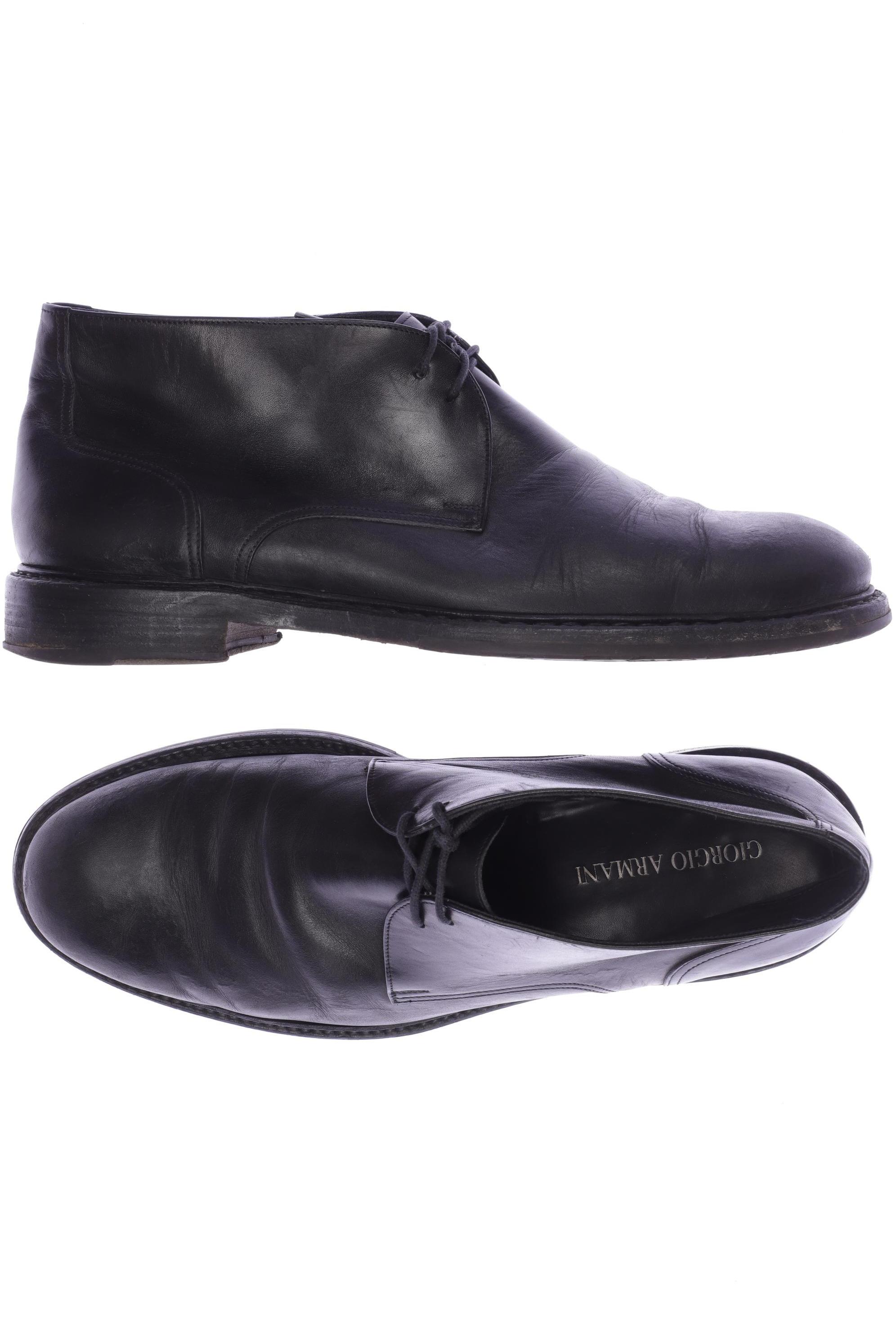 

Giorgio Armani Herren Halbschuh, schwarz, Gr. 45.5