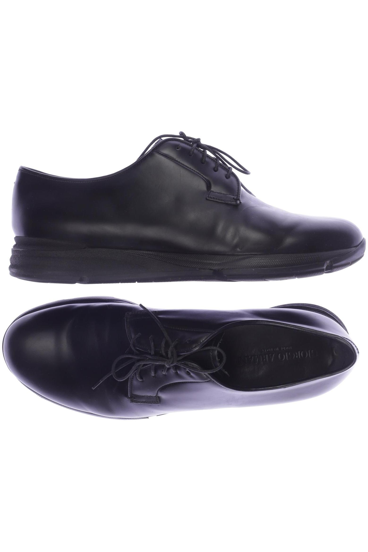 

Giorgio Armani Herren Halbschuh, schwarz, Gr. 9