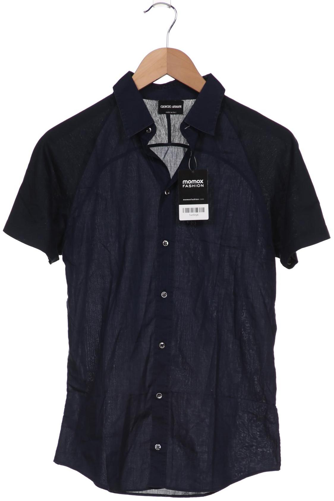 

Giorgio Armani Herren Hemd, marineblau
