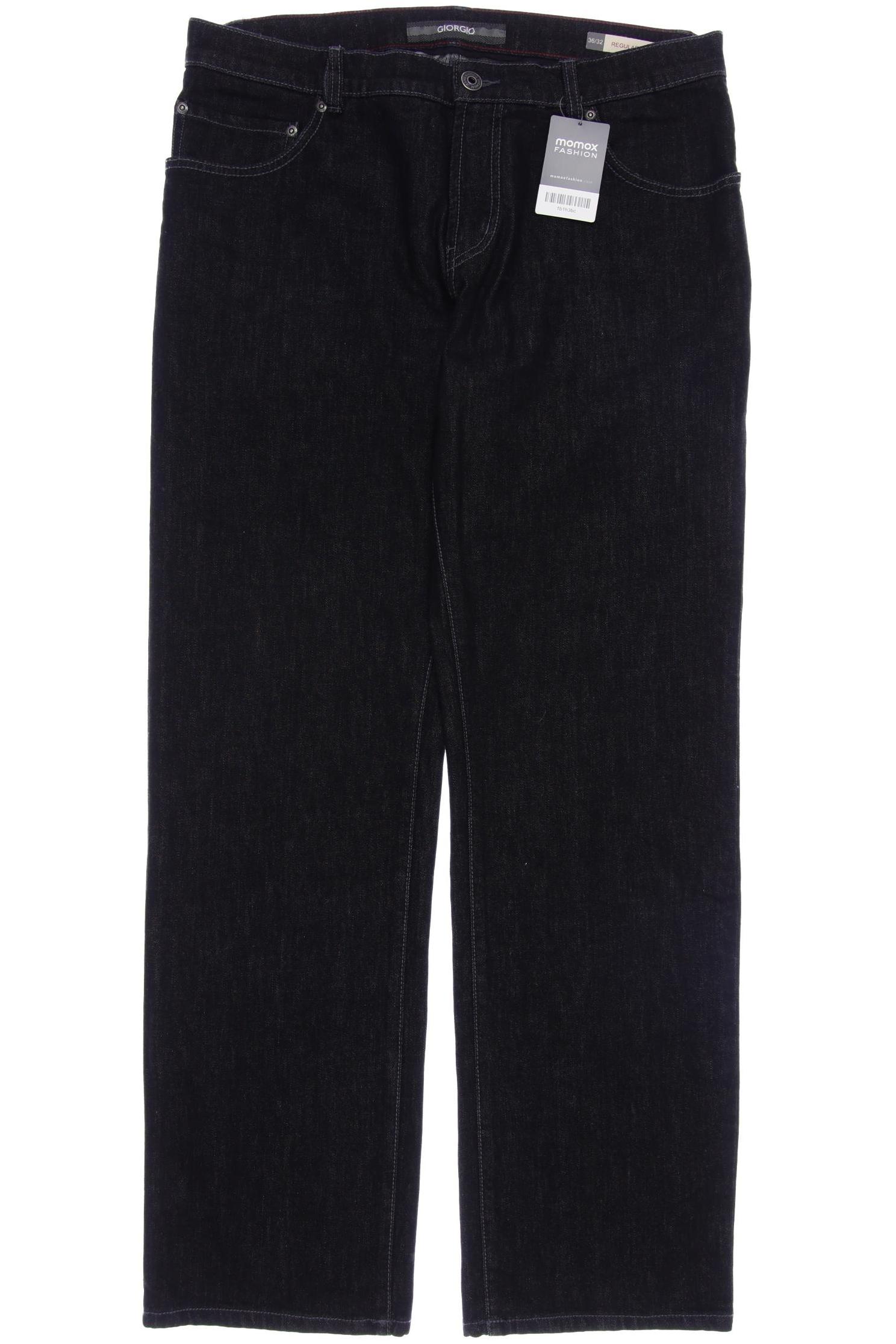 

Giorgio Brato Herren Jeans, schwarz