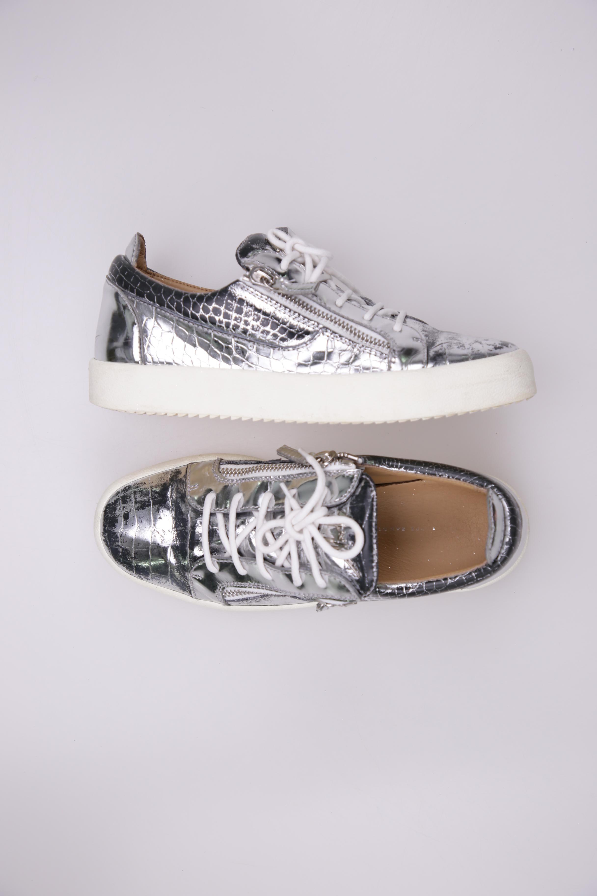 

Giuseppe Zanotti Damen Sneakers, silber, Gr. 42
