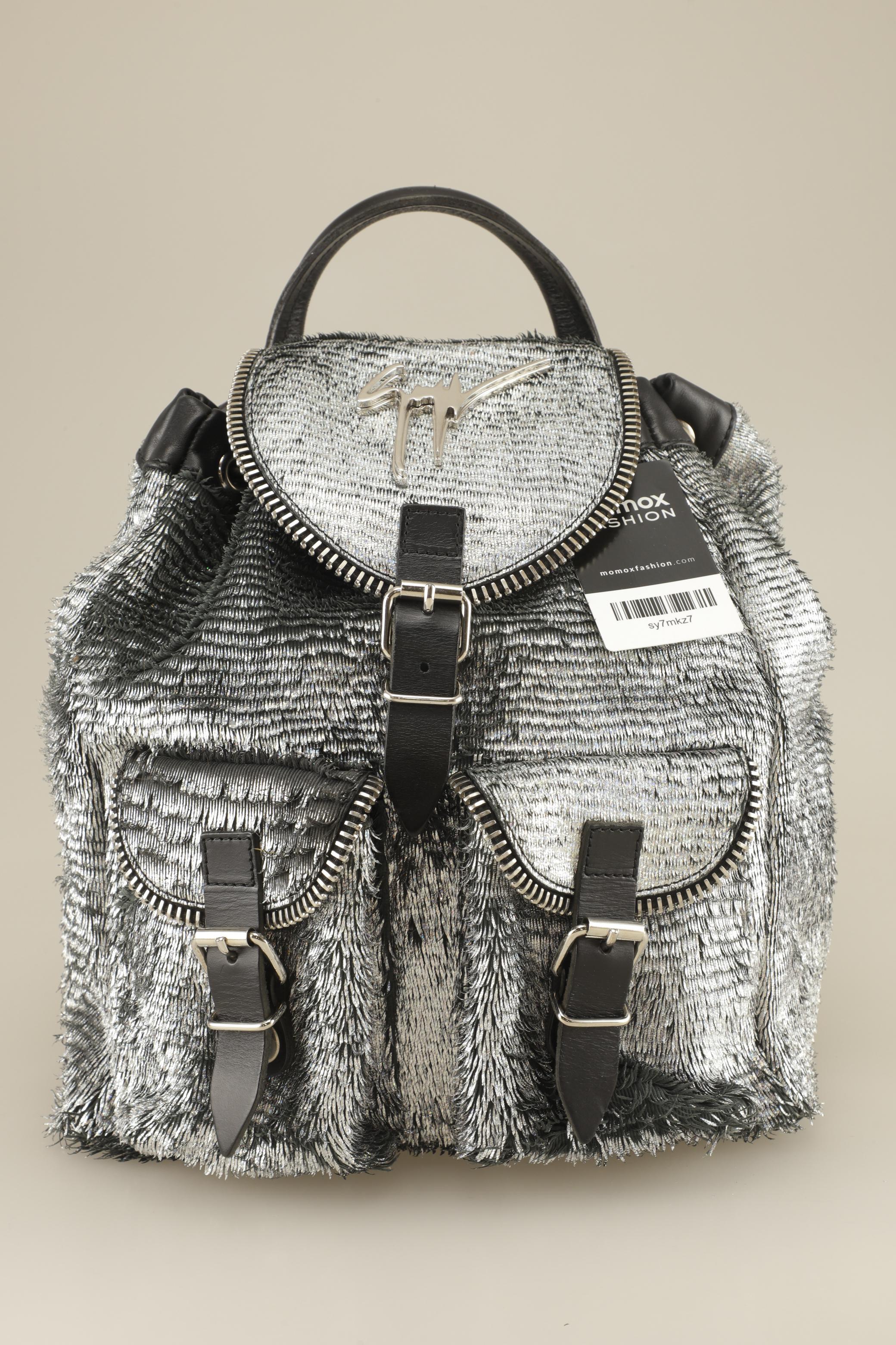 

Giuseppe Zanotti Design Damen Rucksack, silber, Gr.