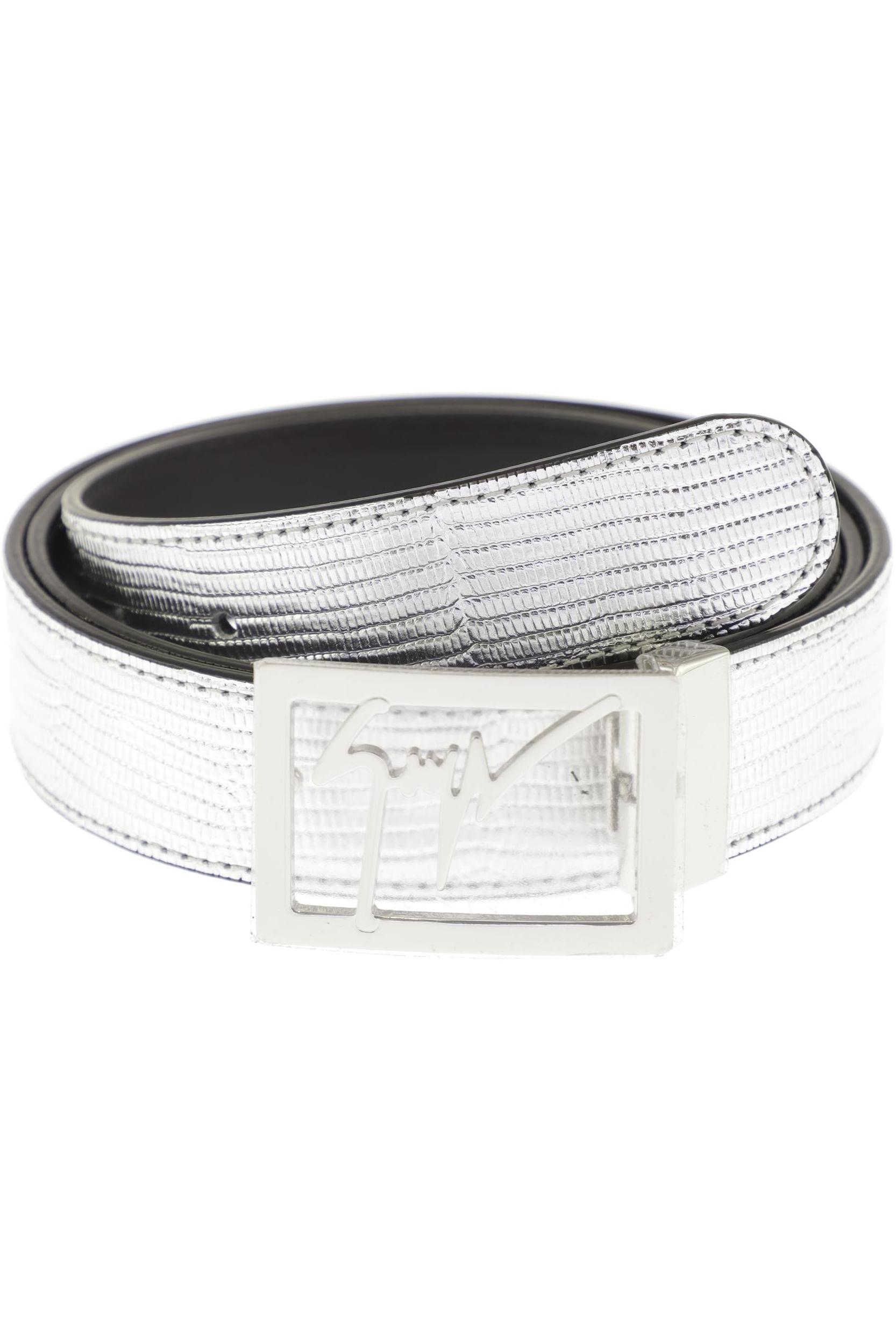 

Giuseppe Zanotti Herren Gürtel, silber, Gr. 115