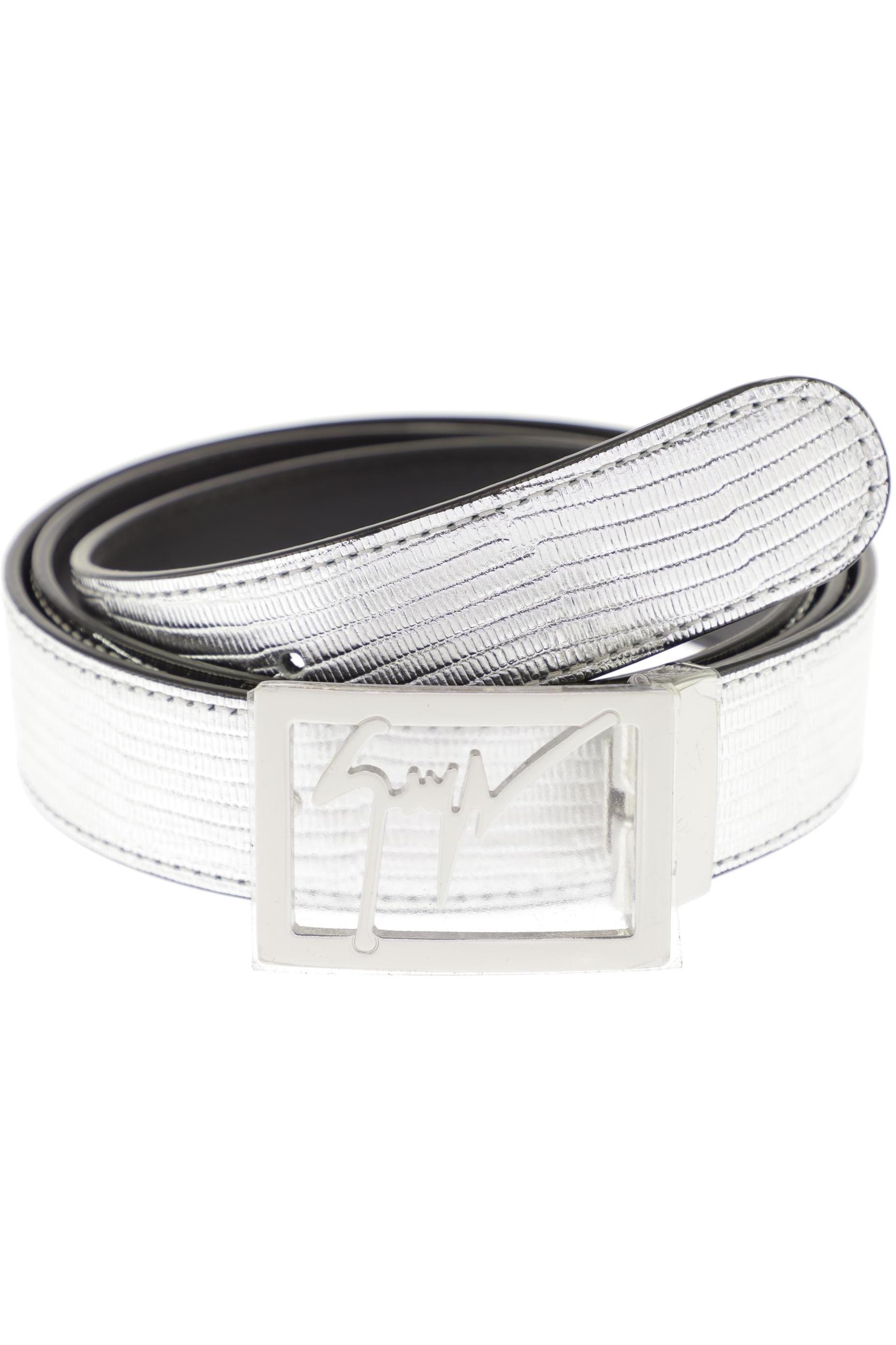 

Giuseppe Zanotti Herren Gürtel, silber, Gr. 115