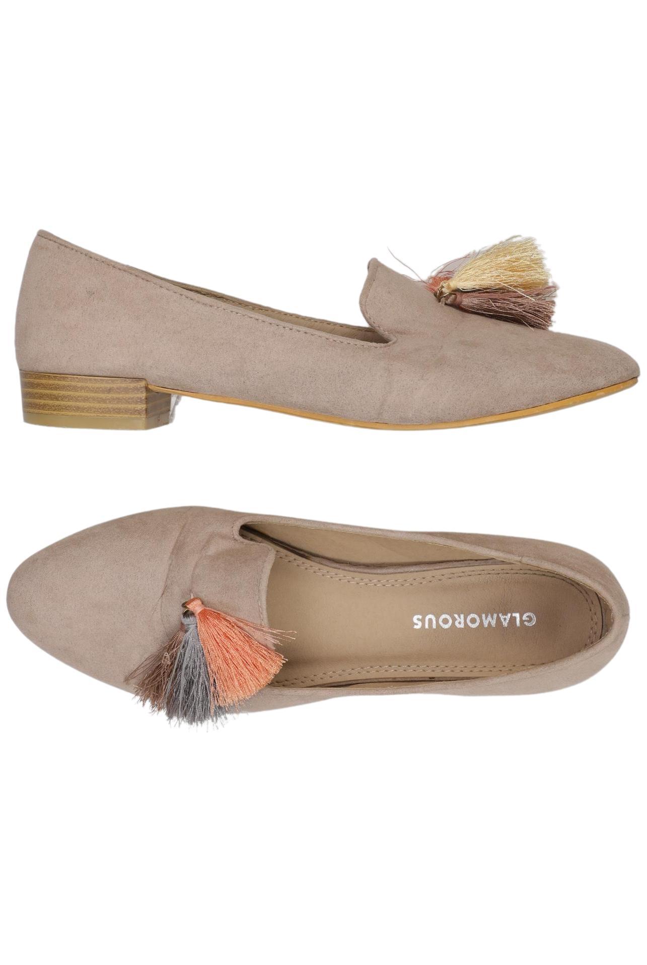 

Glamorous Damen Ballerinas, beige, Gr. 4