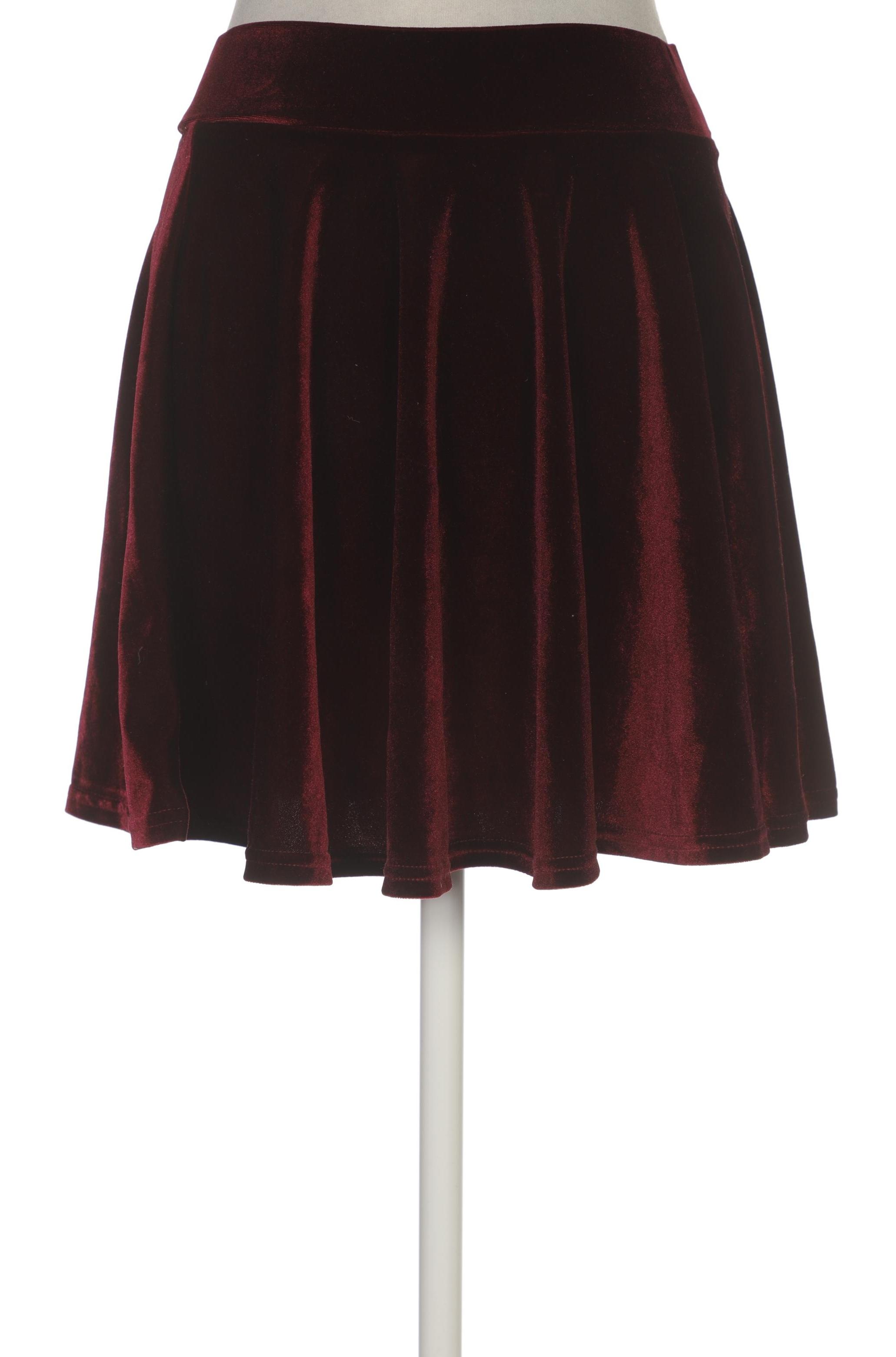 

Glamorous Damen Rock, bordeaux, Gr. 34