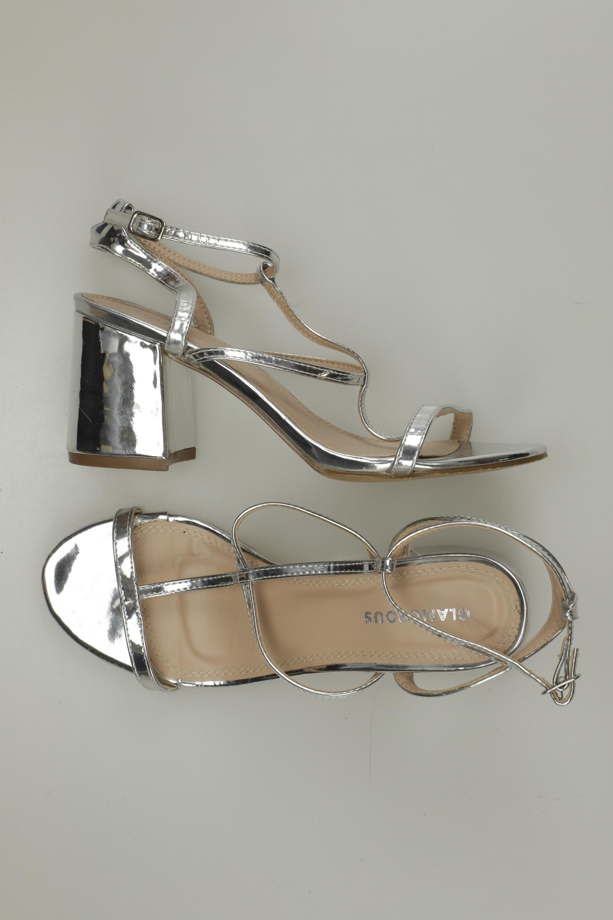 

Glamorous Damen Sandale, silber