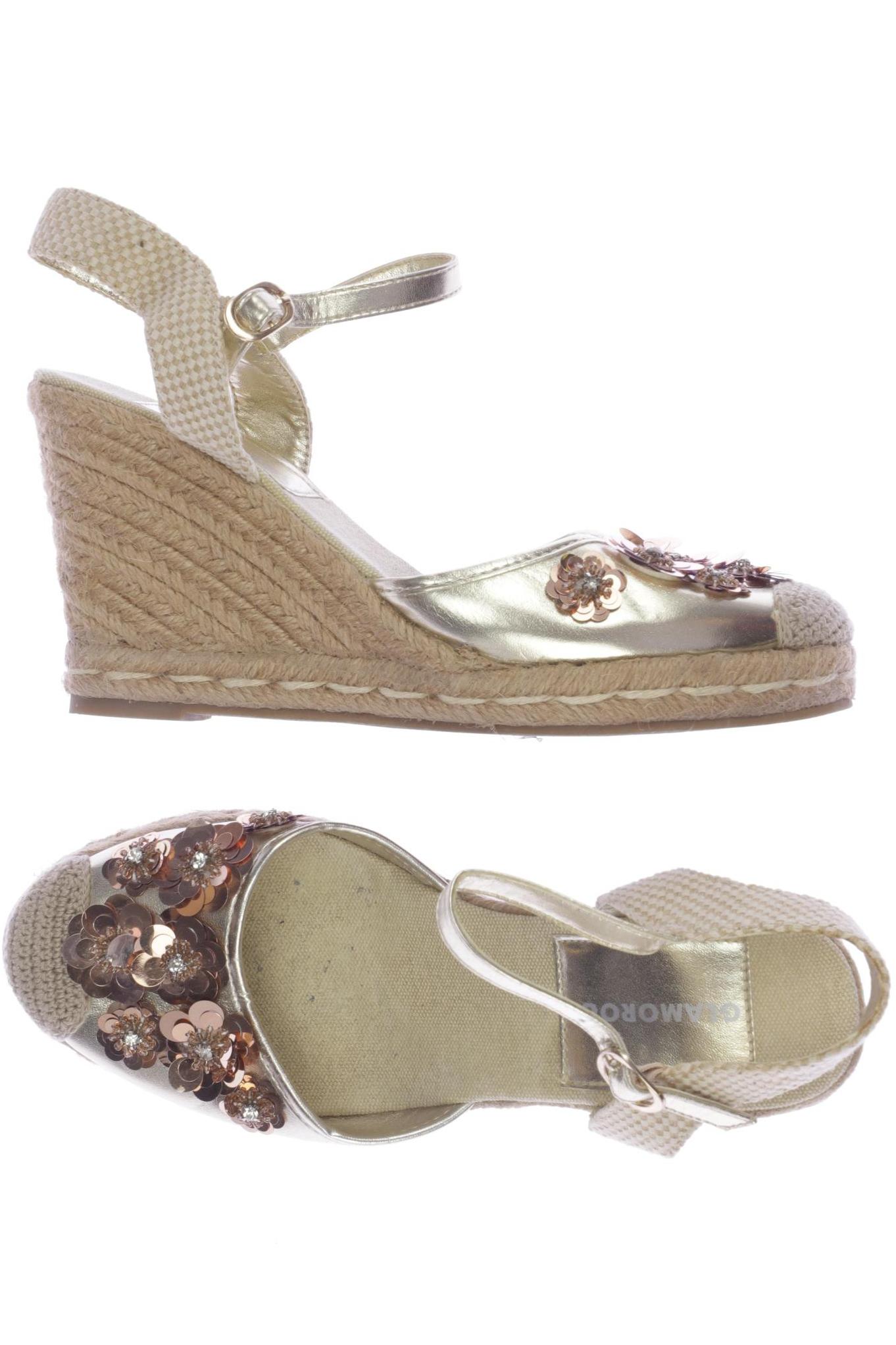 

Glamorous Damen Sandale, gold