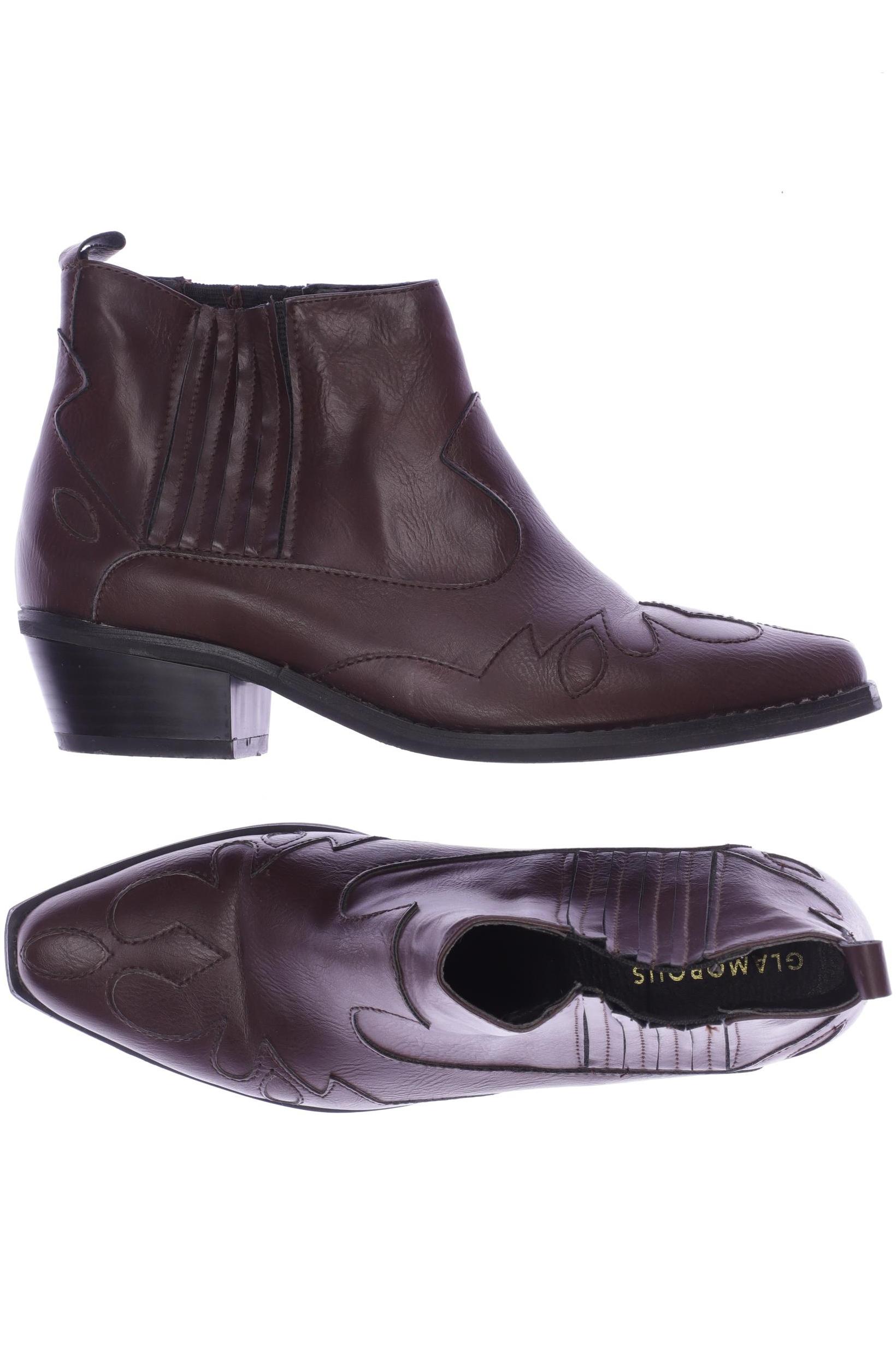 

Glamorous Damen Stiefelette, bordeaux, Gr. 4