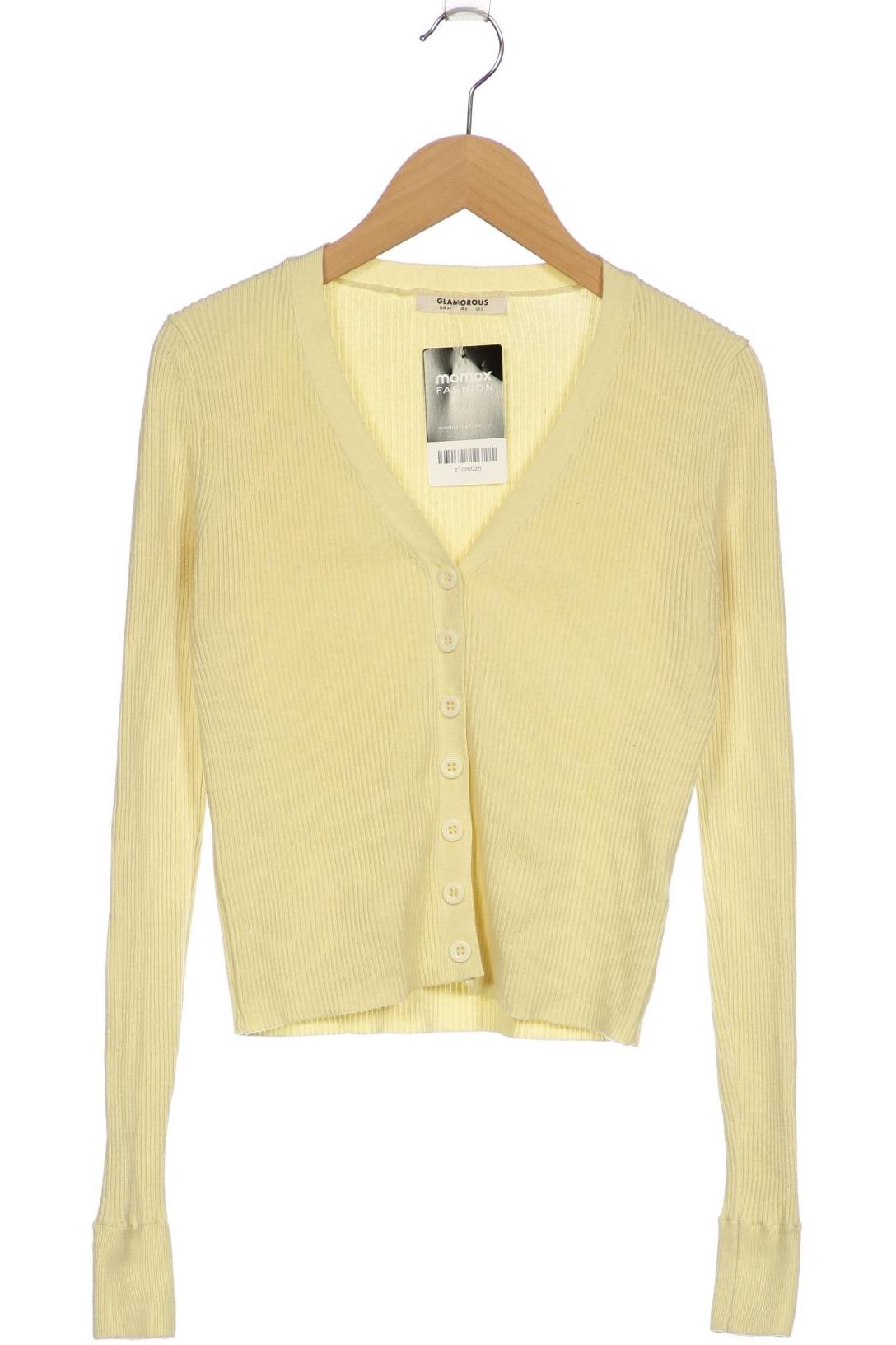 

Glamorous Damen Strickjacke, gelb, Gr. 34