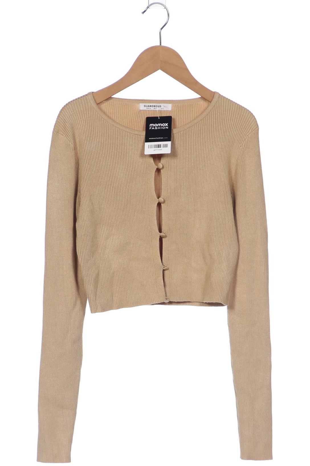 

Glamorous Damen Strickjacke, beige, Gr. 36
