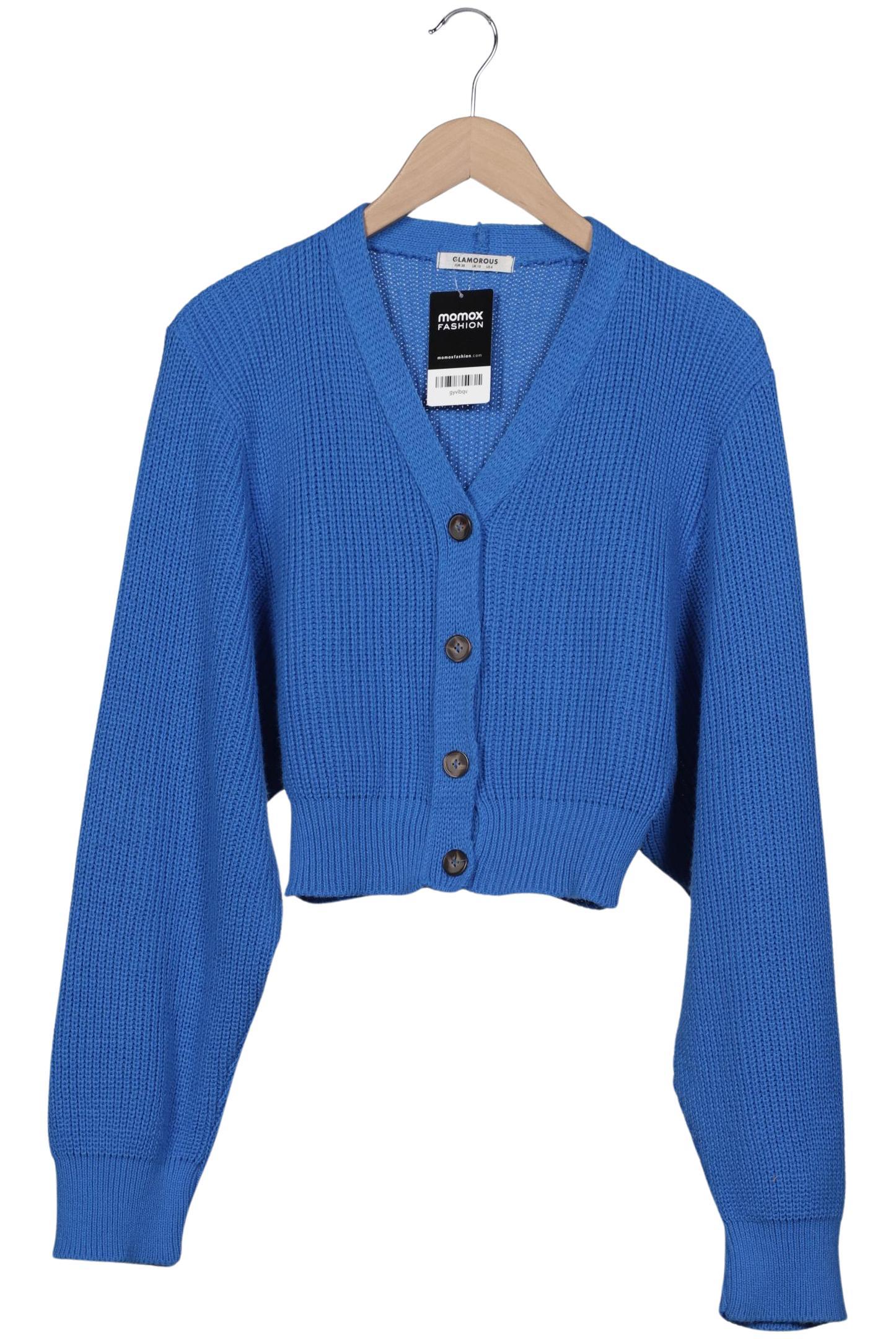 

Glamorous Damen Strickjacke, blau, Gr. 38