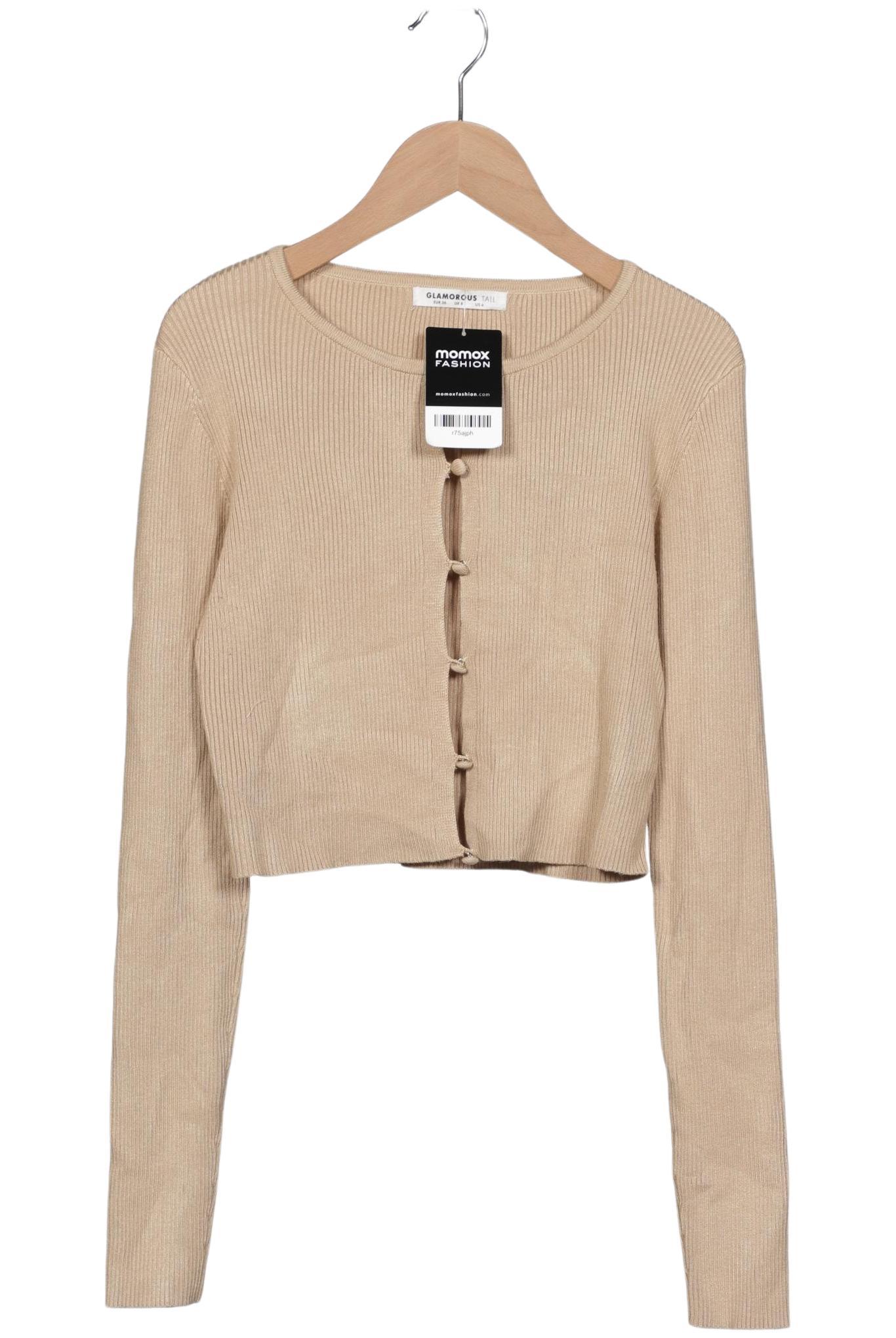 

Glamorous Damen Strickjacke, beige, Gr. 36