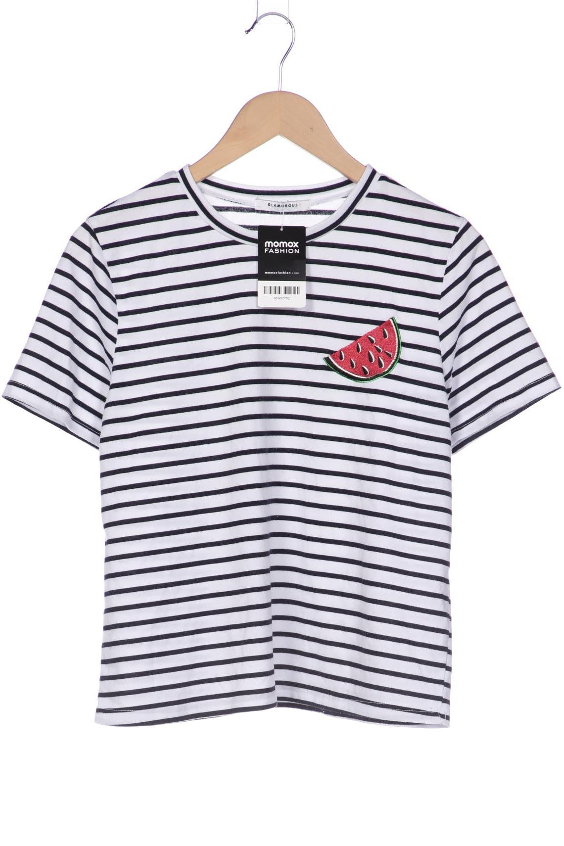 

Glamorous Damen T-Shirt, weiß, Gr. 42
