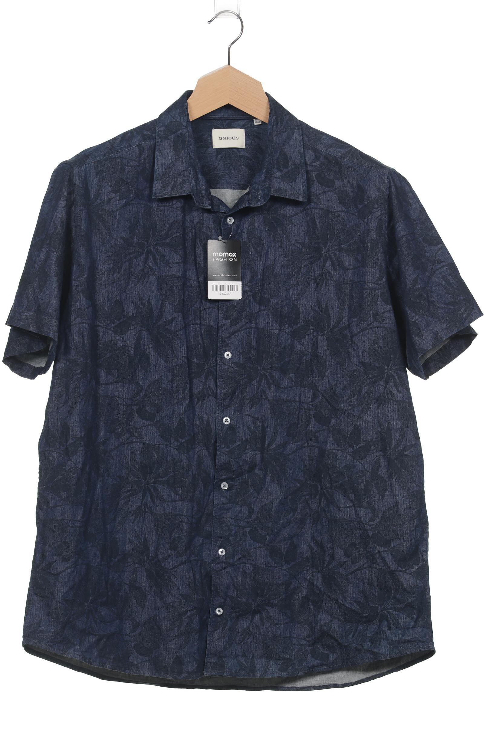 

Gnious Herren Hemd, marineblau, Gr. 58