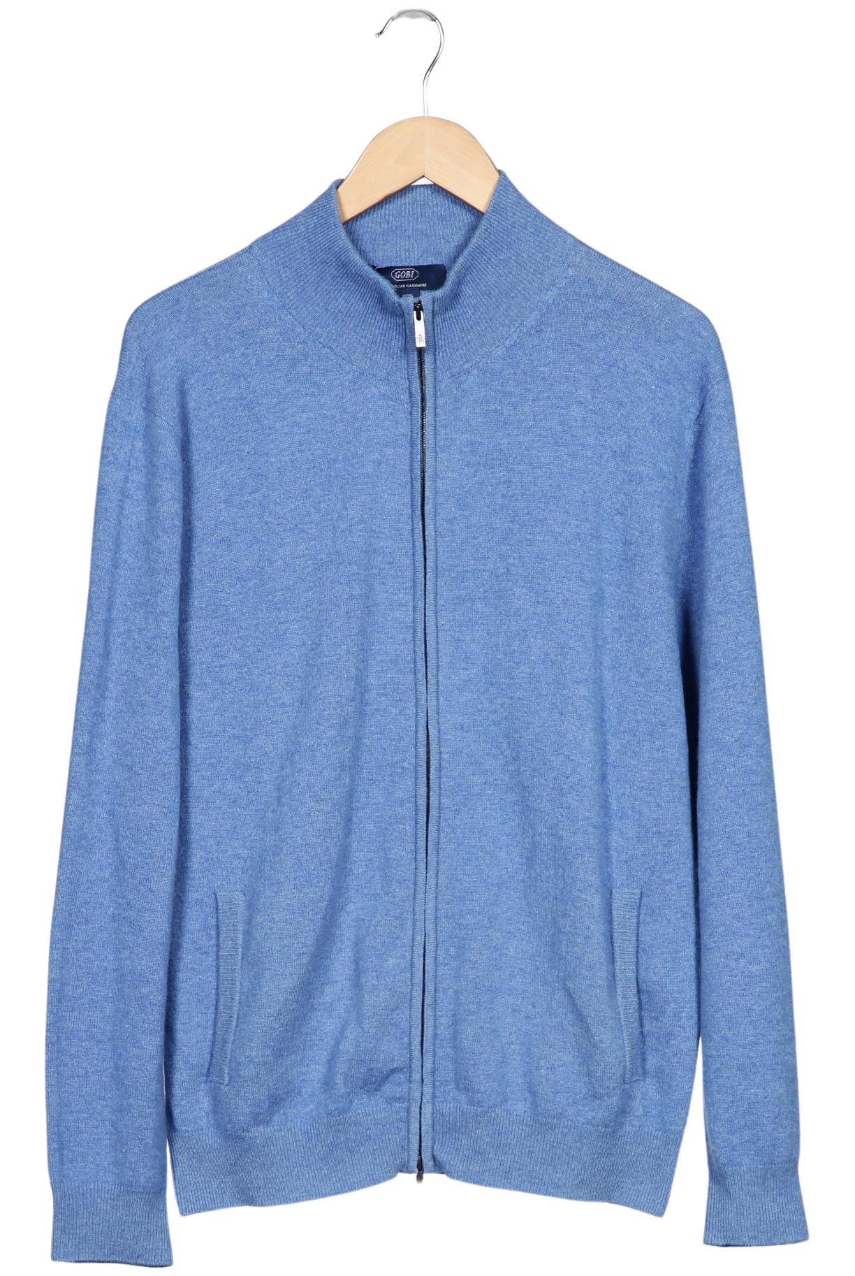 

gobi Herren Strickjacke, blau, Gr. 52