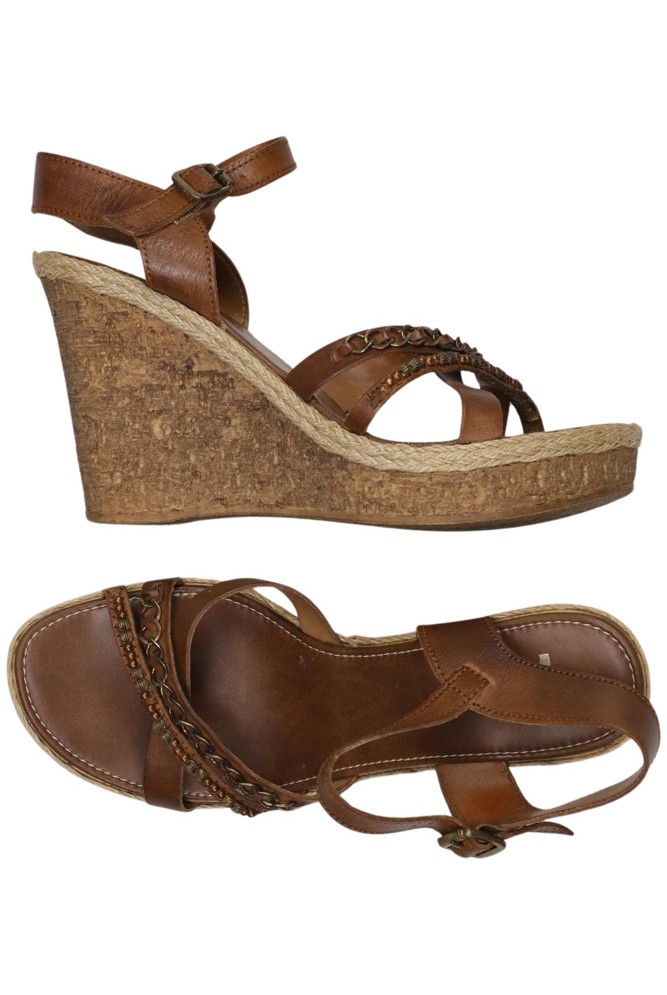 

Goertz Schuhe Damen Sandale, braun, Gr. 41