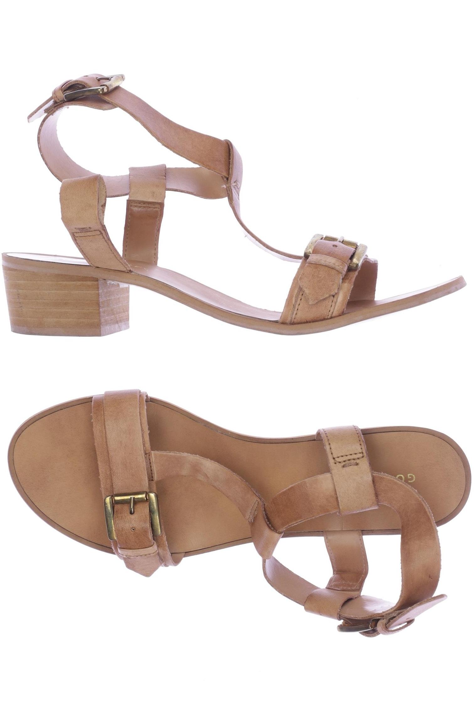 

Goertz Schuhe Damen Sandale, beige, Gr. 40
