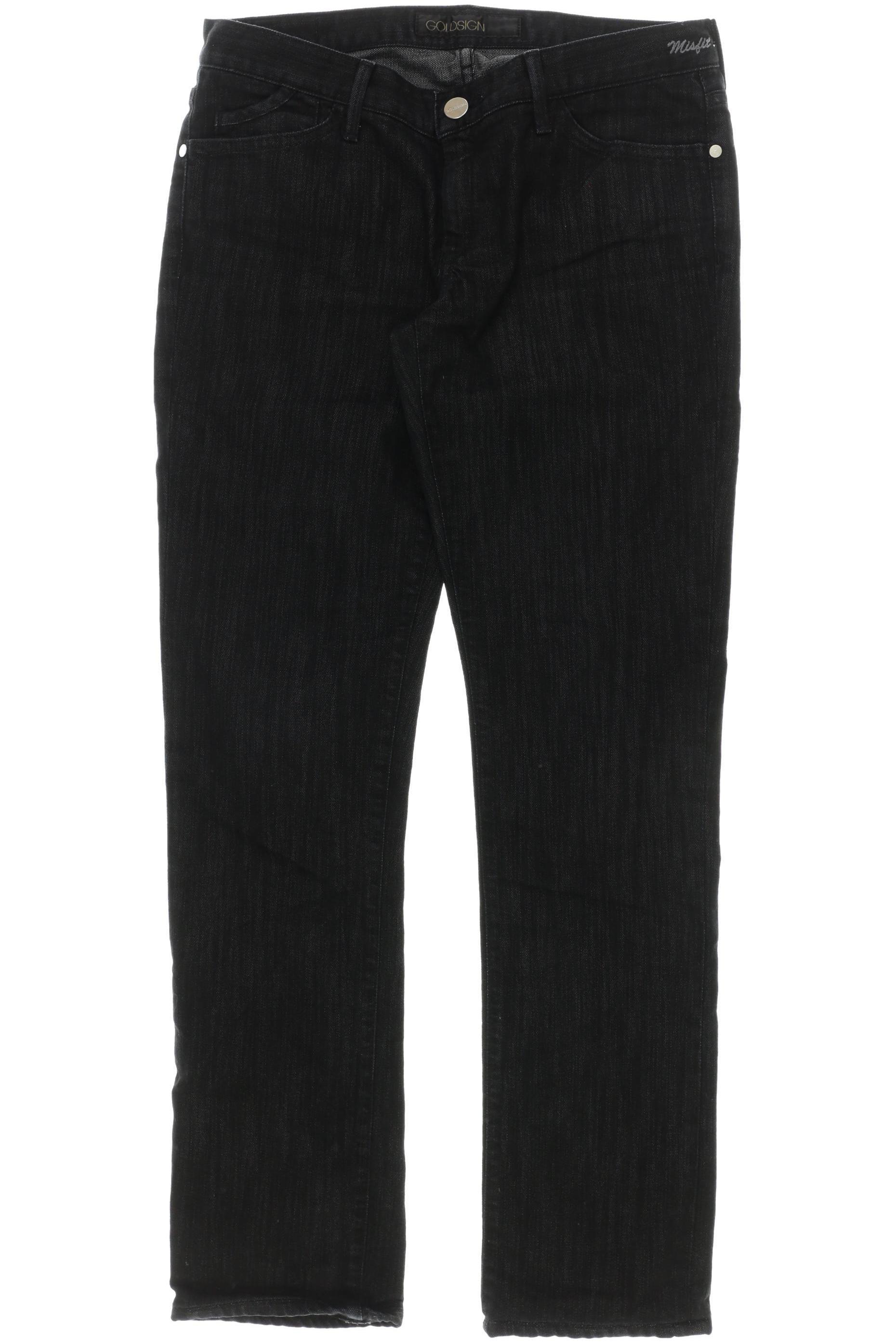 

GoldSign Damen Jeans, schwarz, Gr. 29