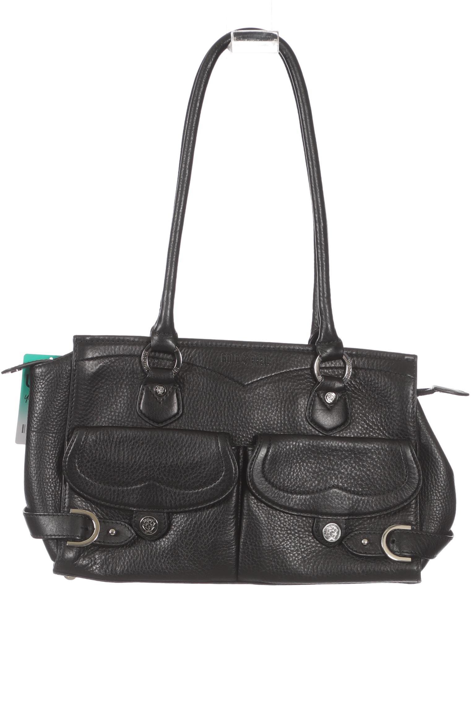 

Goldpfeil Damen Handtasche, schwarz, Gr.