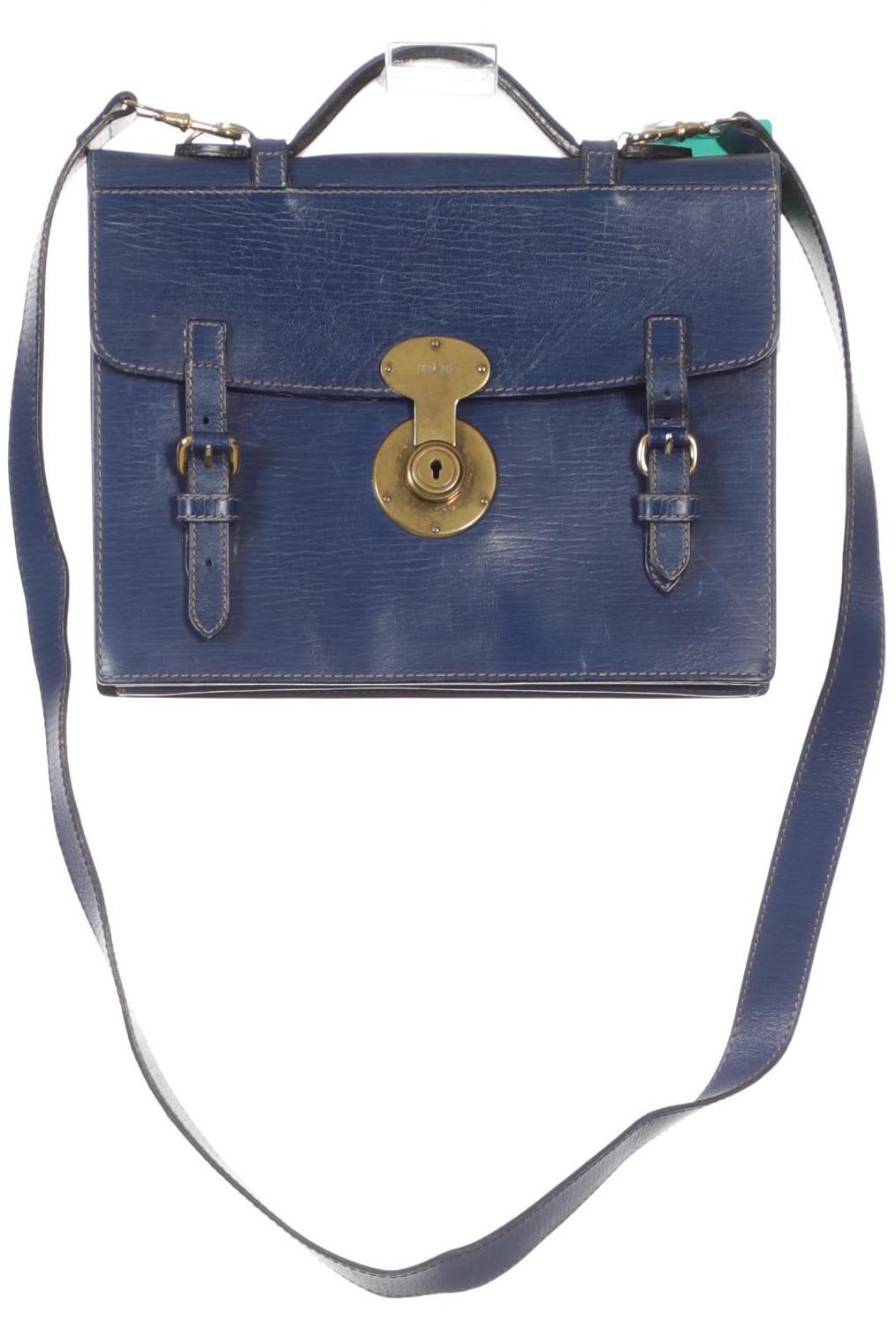 

Goldpfeil Damen Handtasche, blau, Gr.
