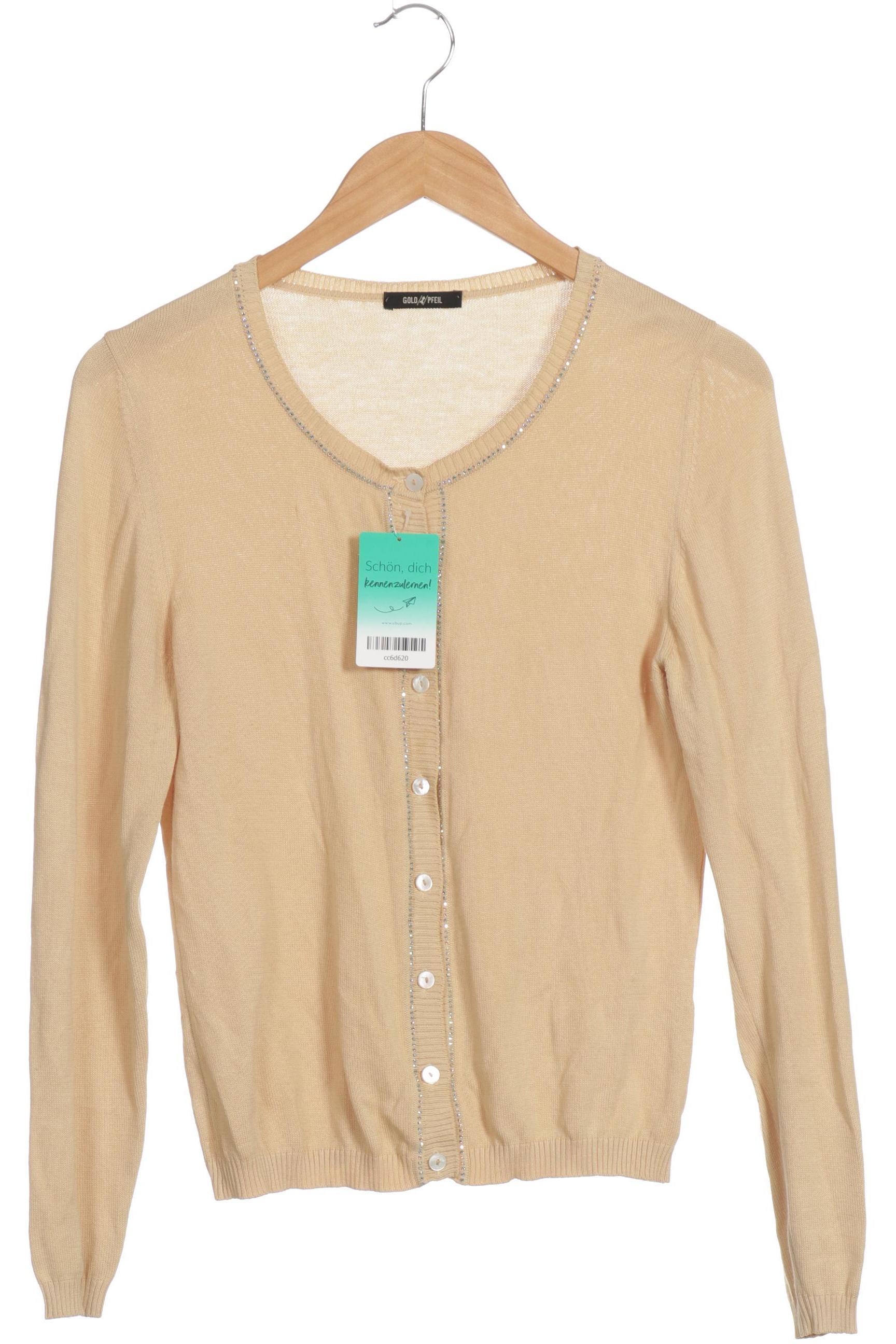 

Goldpfeil Damen Strickjacke, beige, Gr. 44