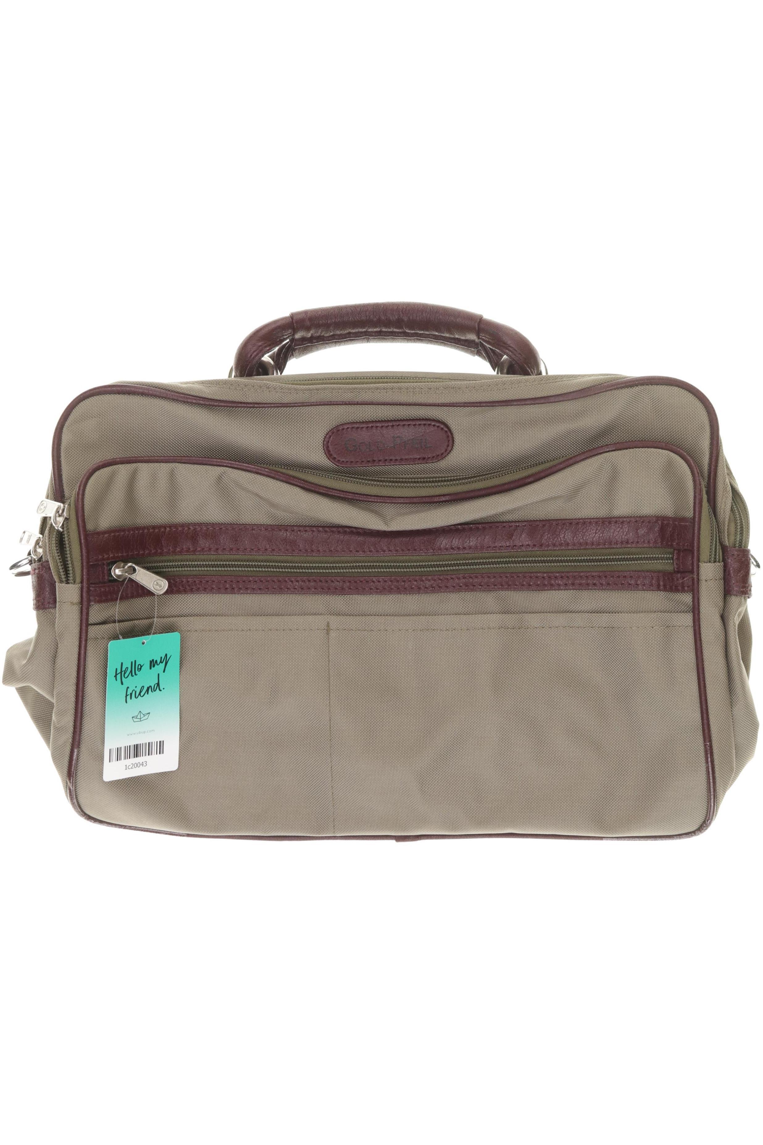 Thumbnail - Goldpfeil Herren Tasche, braun, Gr.