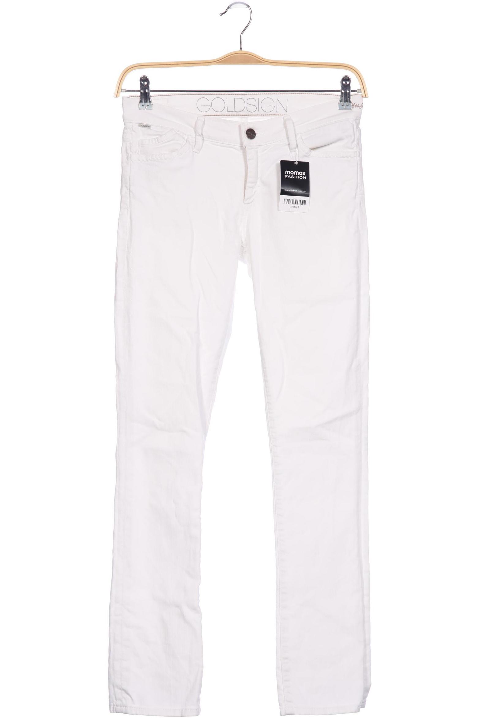 

GoldSign Damen Jeans, weiß, Gr. 30