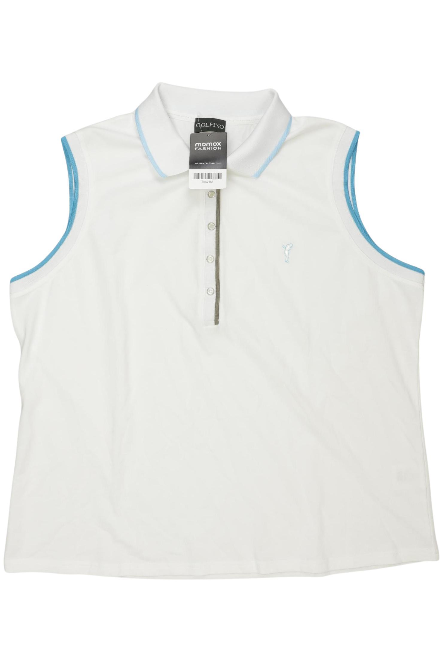 

Golfino Damen Poloshirt, weiß, Gr. 48