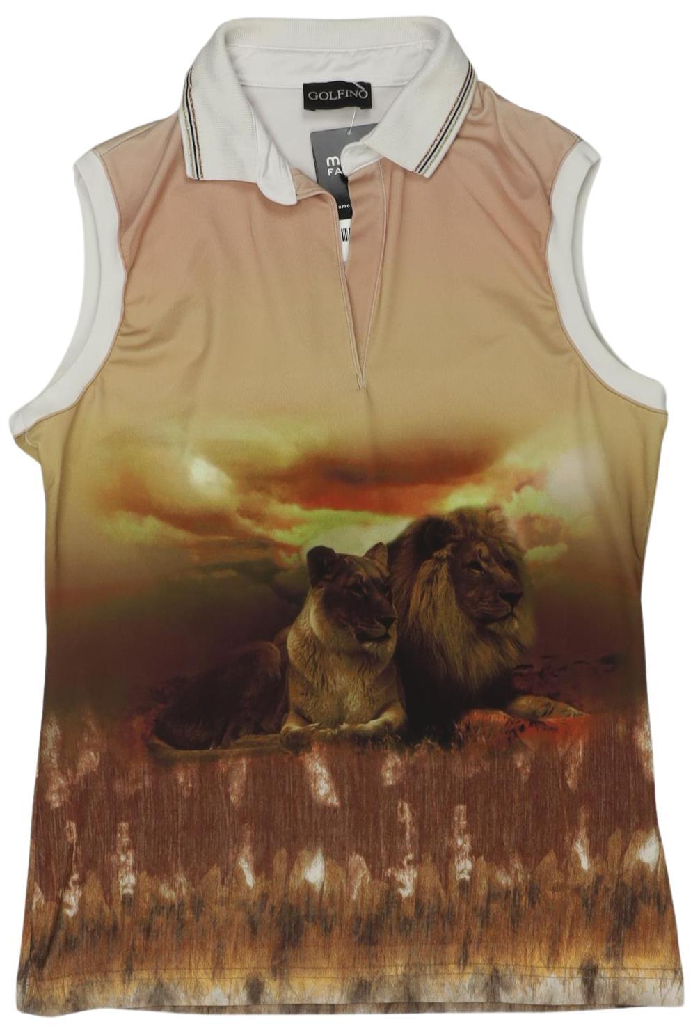 

Golfino Damen Poloshirt, beige, Gr. 34