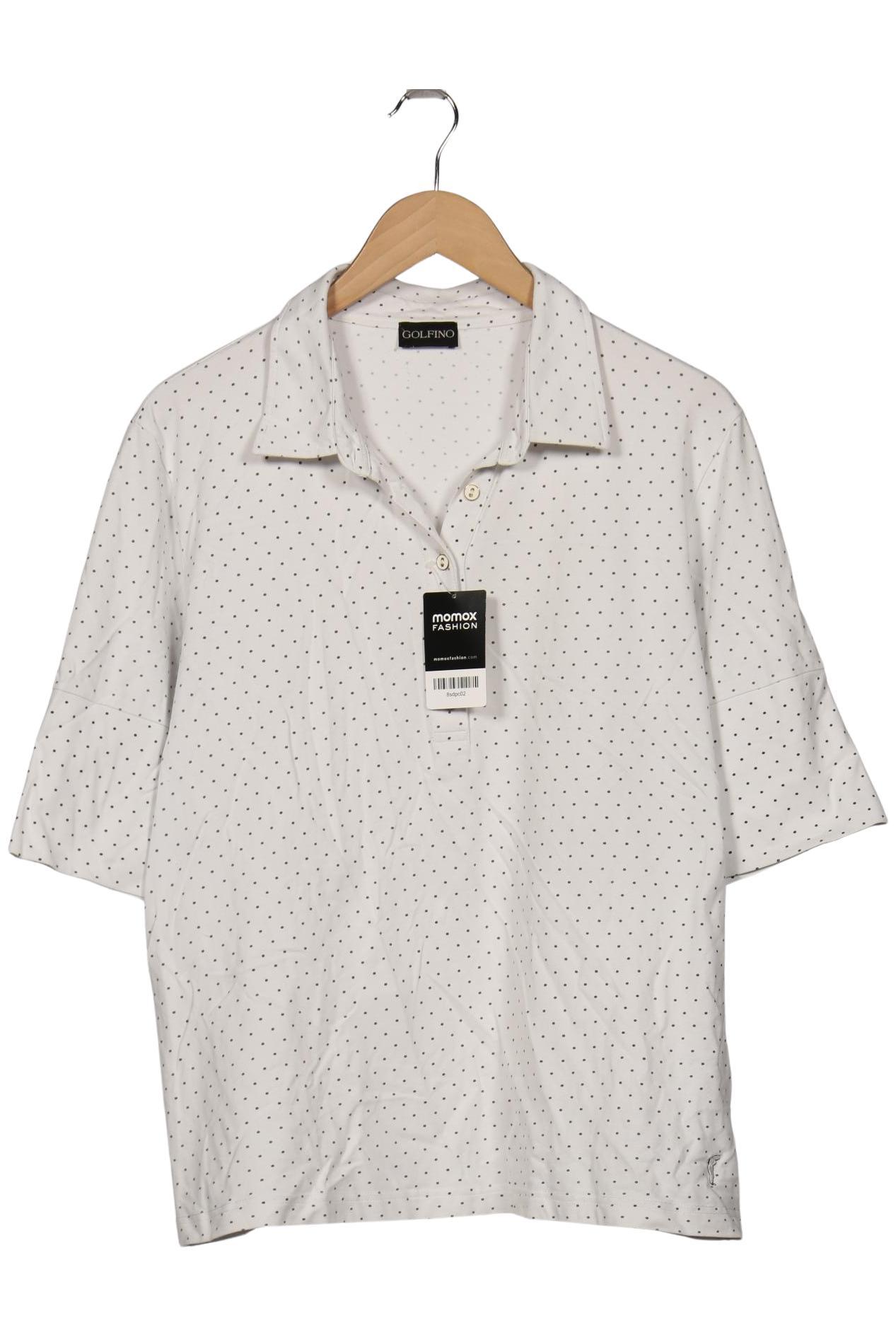 

Golfino Damen Poloshirt, weiß, Gr. 48