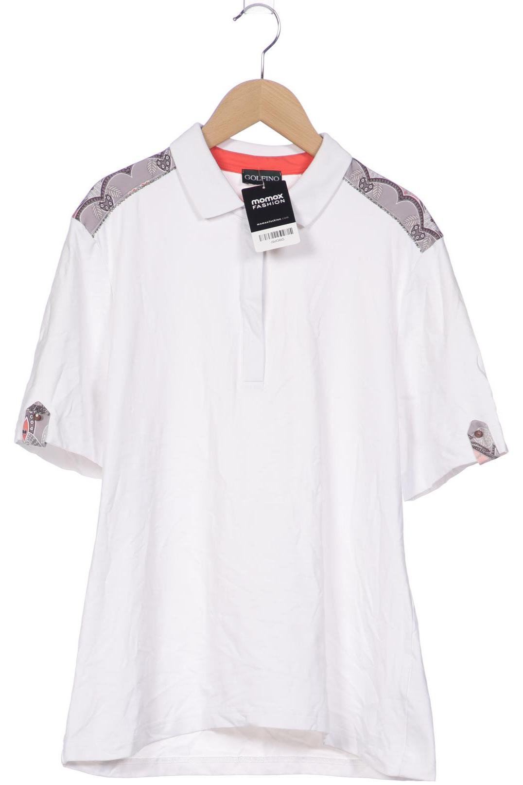 

Golfino Damen Poloshirt, weiß, Gr. 46