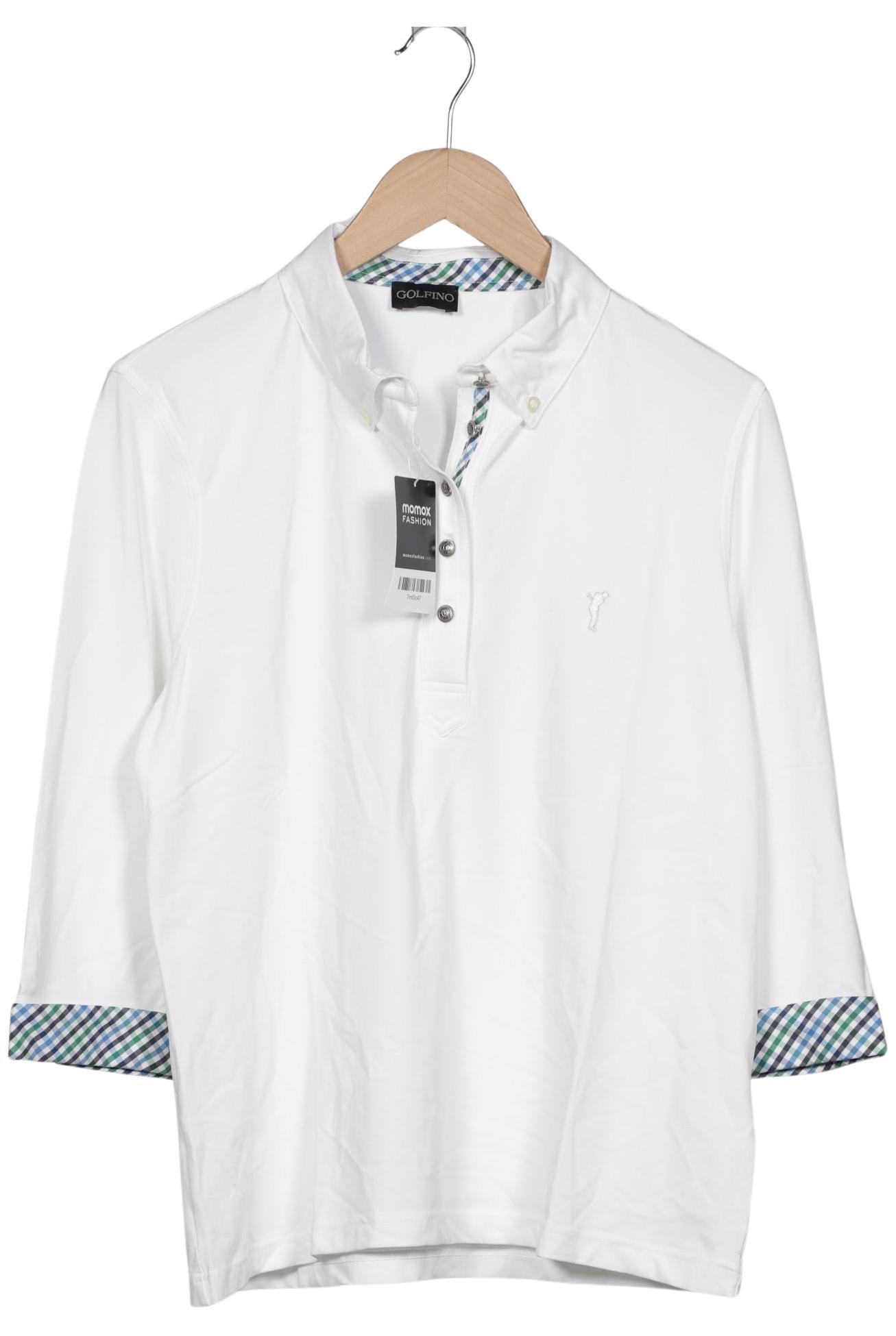 

Golfino Damen Poloshirt, weiß, Gr. 46